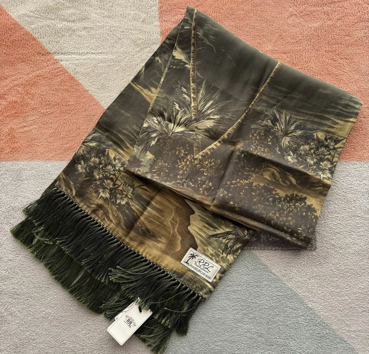 Polo Ralph Lauren RRL Ralph Lauren Double RL Scarf K22 Size ONE SIZE - 1 Thumbnail