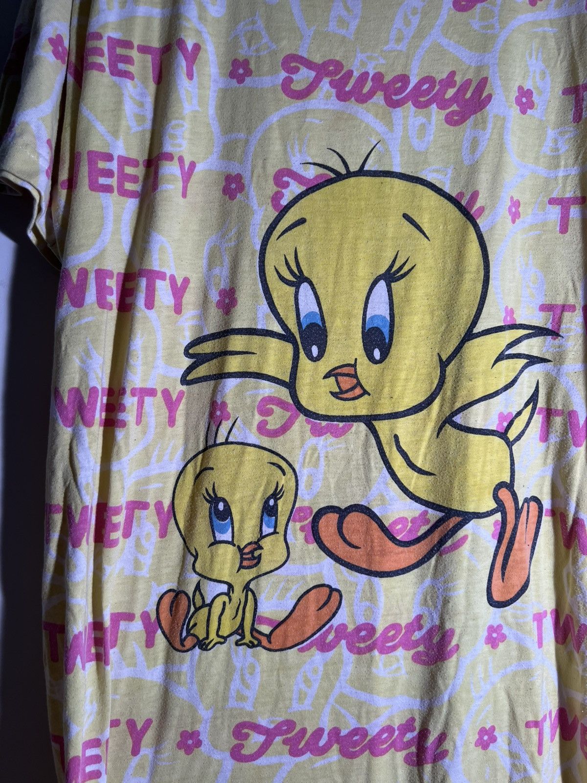 Vintage 90’s 2000’s Y2K VTG Vintage Tweety Bird Looney Tunes Dress T Size ONE SIZE - 5 Thumbnail