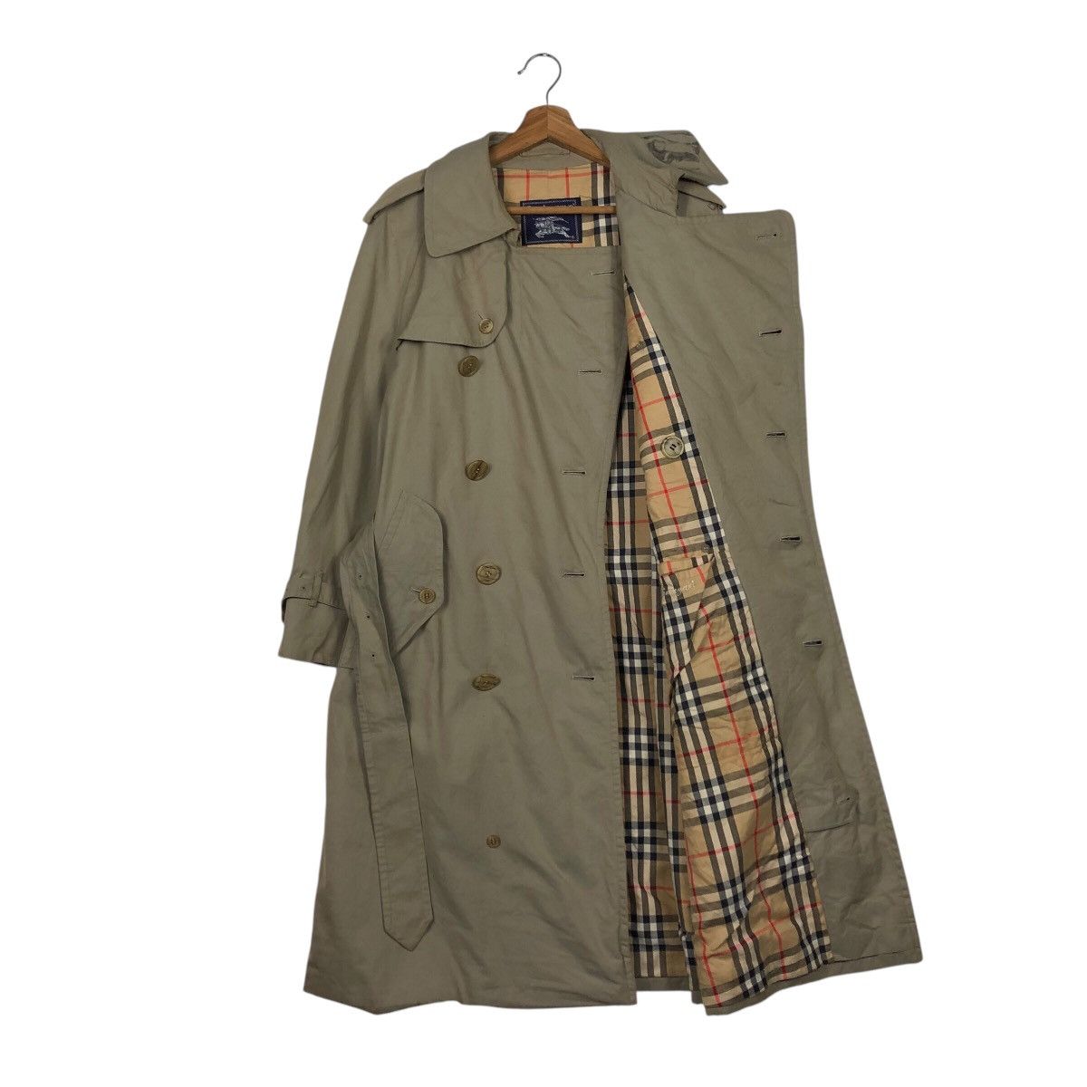 Burberry 📌Vintage Trench Coat Long Jacket Burberrys Nova Check Size US M / EU 48-50 / 2 - 13 Thumbnail