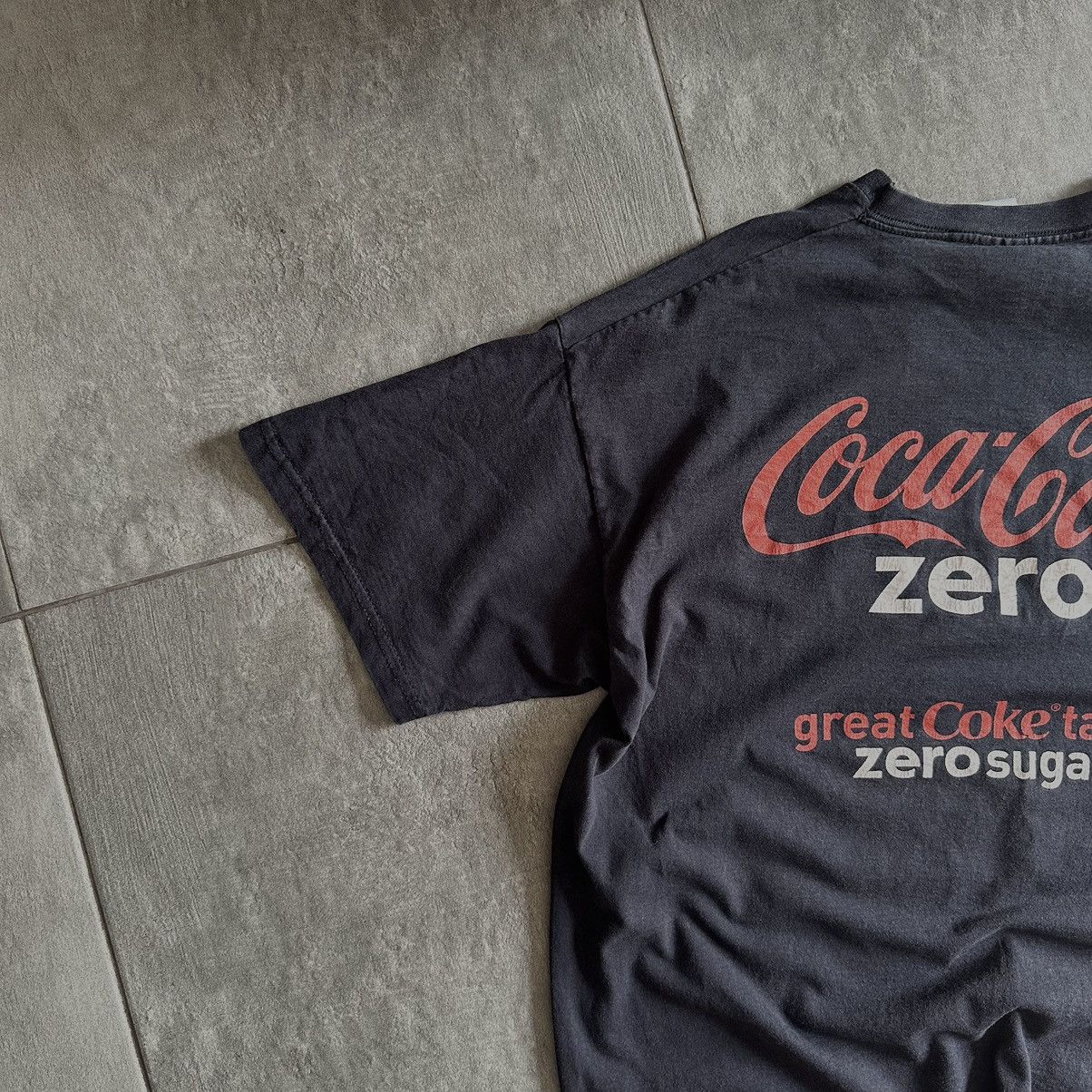 Coca Cola × Vintage Vintage Coca-Cola Zero T-shirts Big Logo Y2K Style USA 00s Size US M / EU 48-50 / 2 - 10 Thumbnail