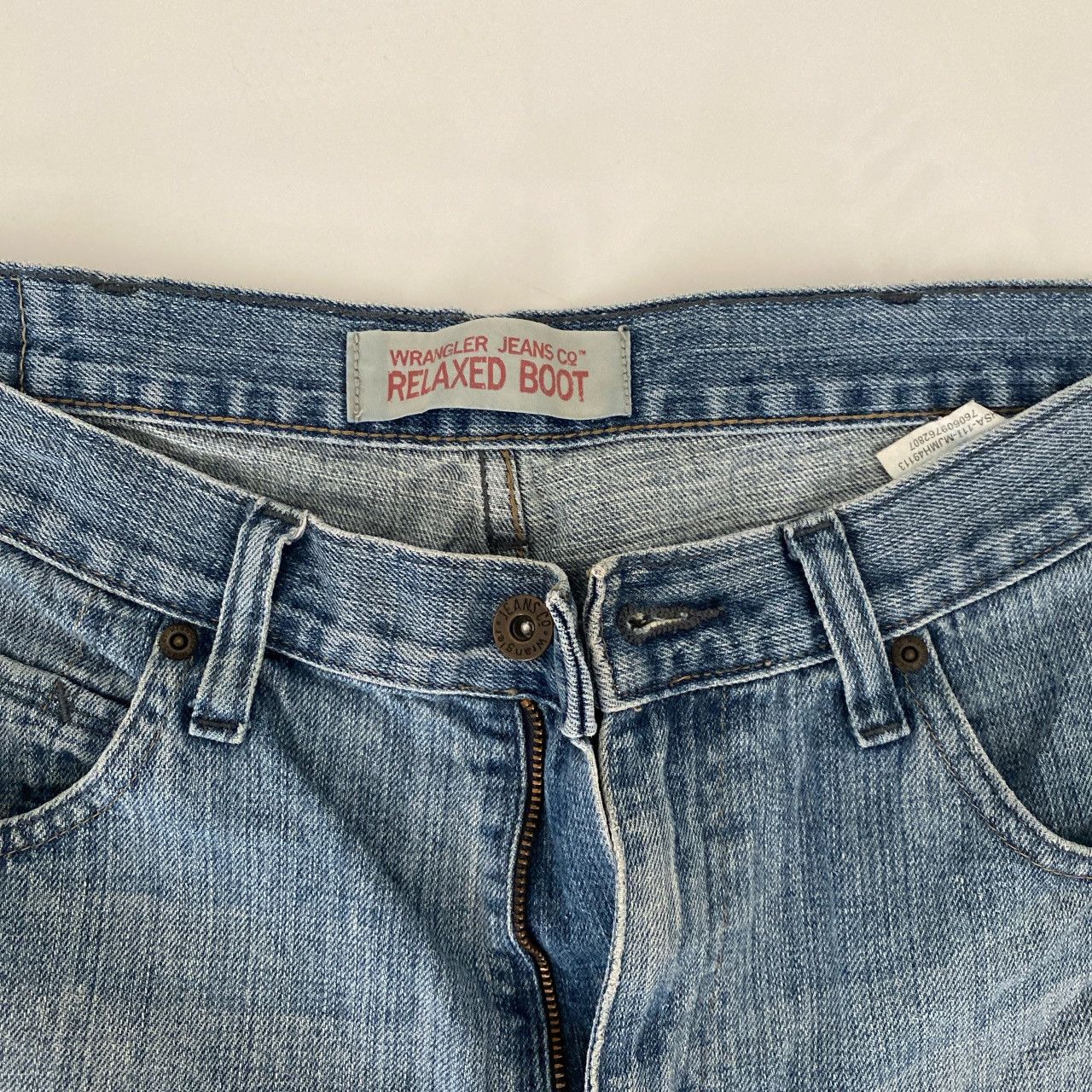 Vintage × Wrangler Wrangler baggy JORTS Size US 36 / EU 52 - 2 Thumbnail