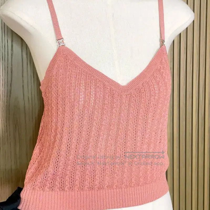 Chanel Chanel Pink Silk Summer Sleeveless Top . Size S / US 4 / IT 40 - 5 Thumbnail