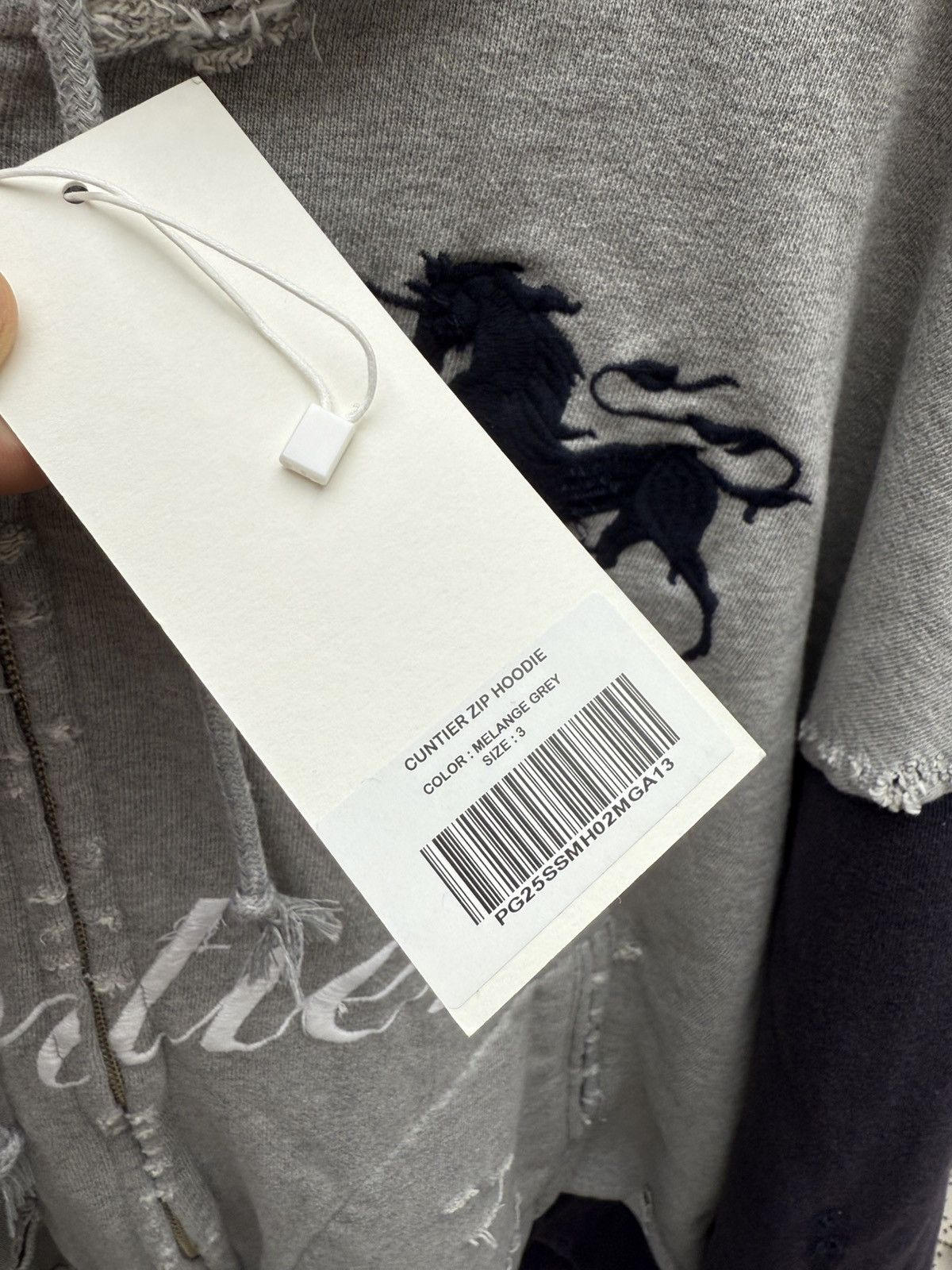 PROJECT G/R PROJECT GR CUNTIER ZIP HOODIE Size US L / EU 52-54 / 3 - 6 Thumbnail