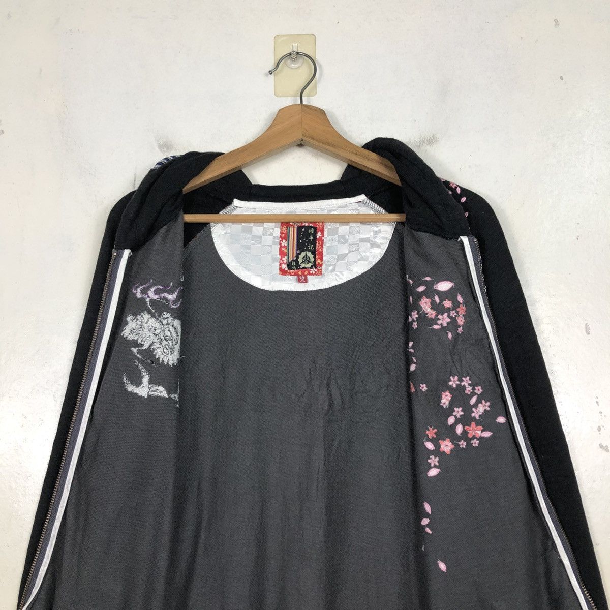 Japanese Brand 📌Vintage Zipper Hoodie Jacket Sukajan Design Full Print Size US M / EU 48-50 / 2 - 16 Thumbnail