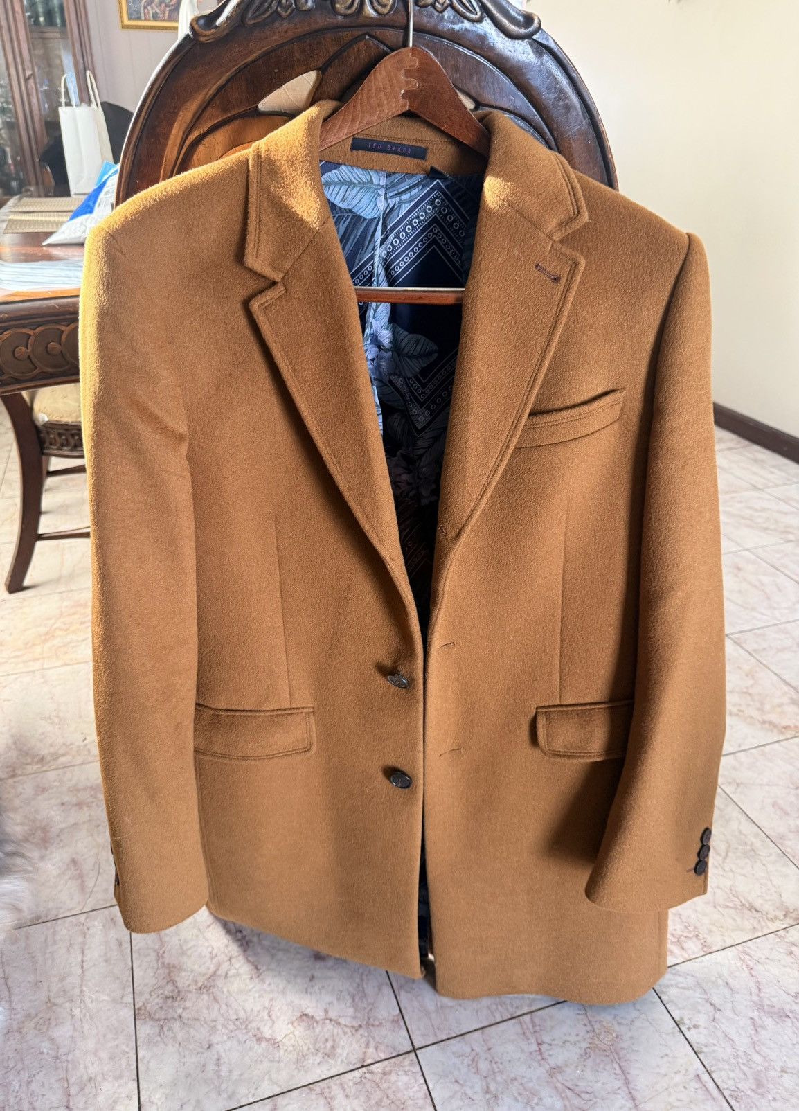Ted Baker Ted Baker London Danez Slim fit Wool Overcoat Size US M / EU 48-50 / 2 - 3 Thumbnail
