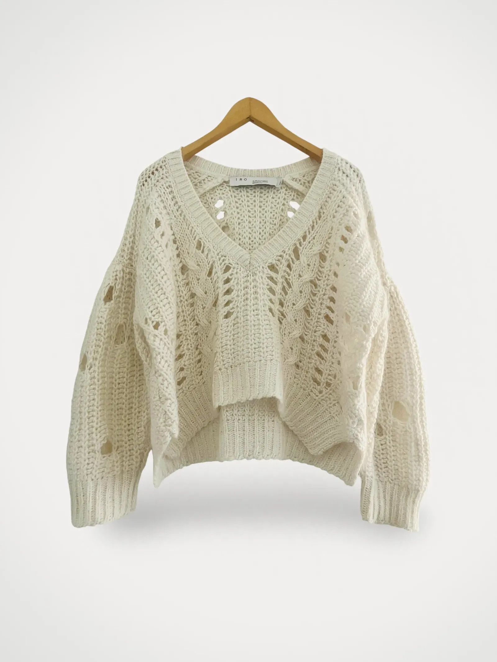 Iro IRO V-ringad tröja Sweater Size S / US 4 / IT 40 - 1 Thumbnail