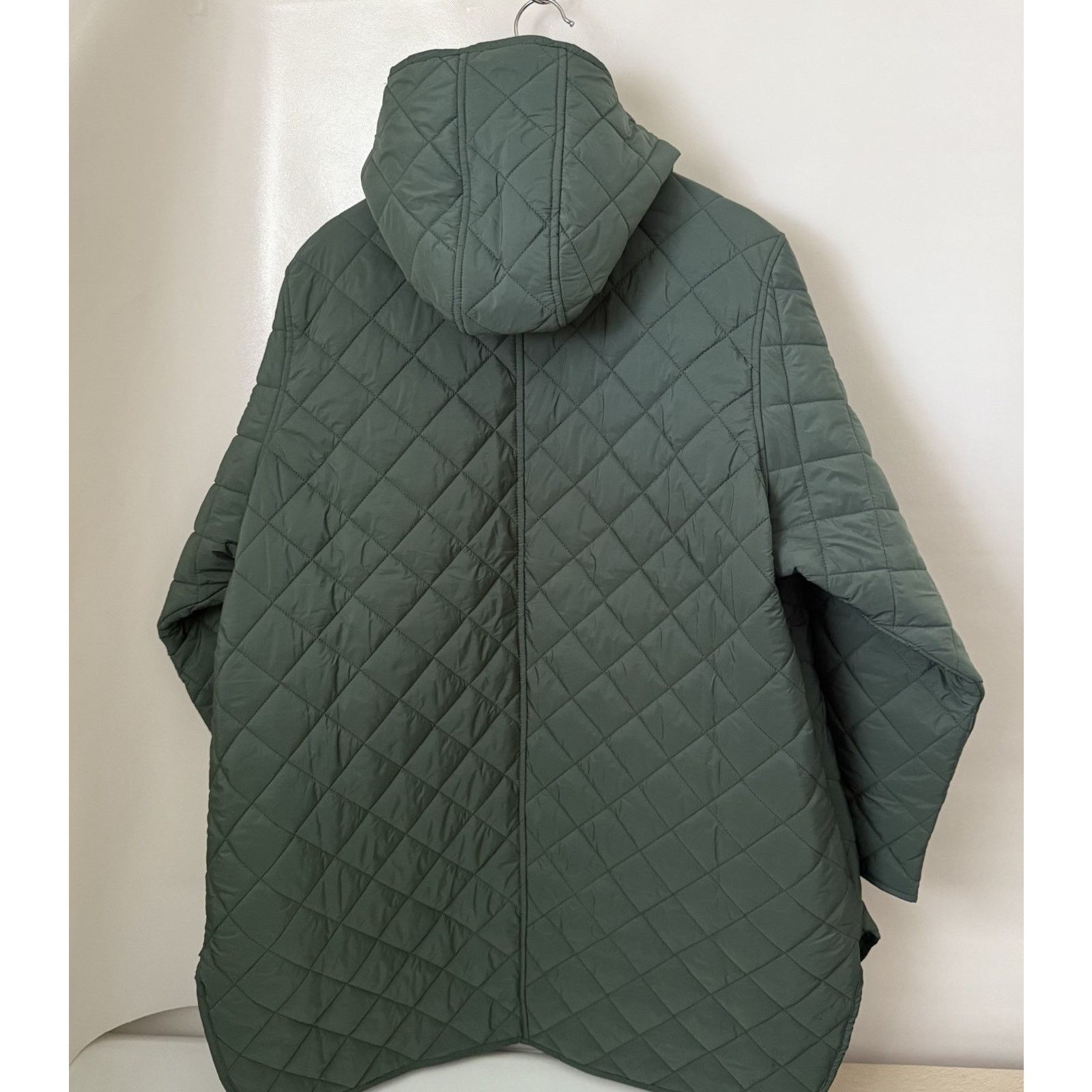 Old Navy Old Navy Quilted Long Hooded Preppy Chore Minimalist Jacket Size XXL / US 16-18 / IT 52-54 - 3 Thumbnail