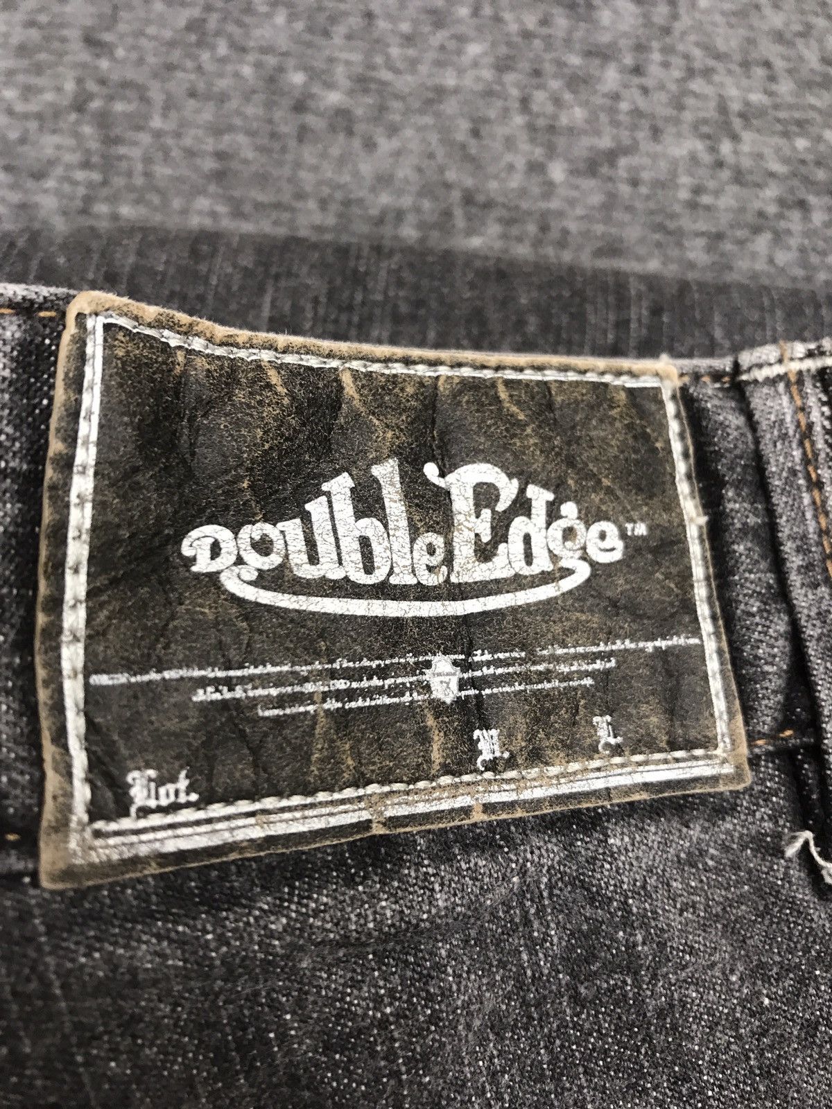 Japanese Brand DOUBLE EDGE Double Knee Baggy Light Jeans Size US 30 / EU 46 - 14 Thumbnail