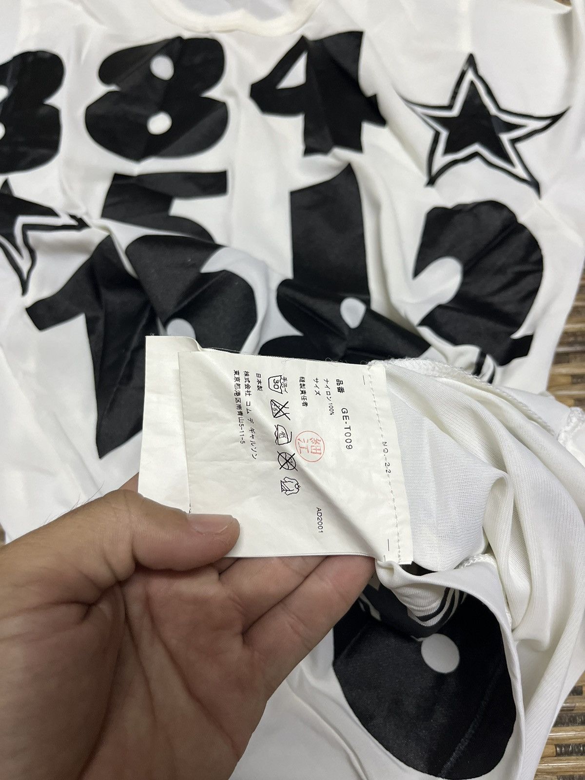 Comme des Garcons × Designer × Japanese Brand VINTAGE COMME DES GARCONS NYLON BIG NUMBERS LOGO SHIRTS Size S / US 4 / IT 40 - 7 Thumbnail