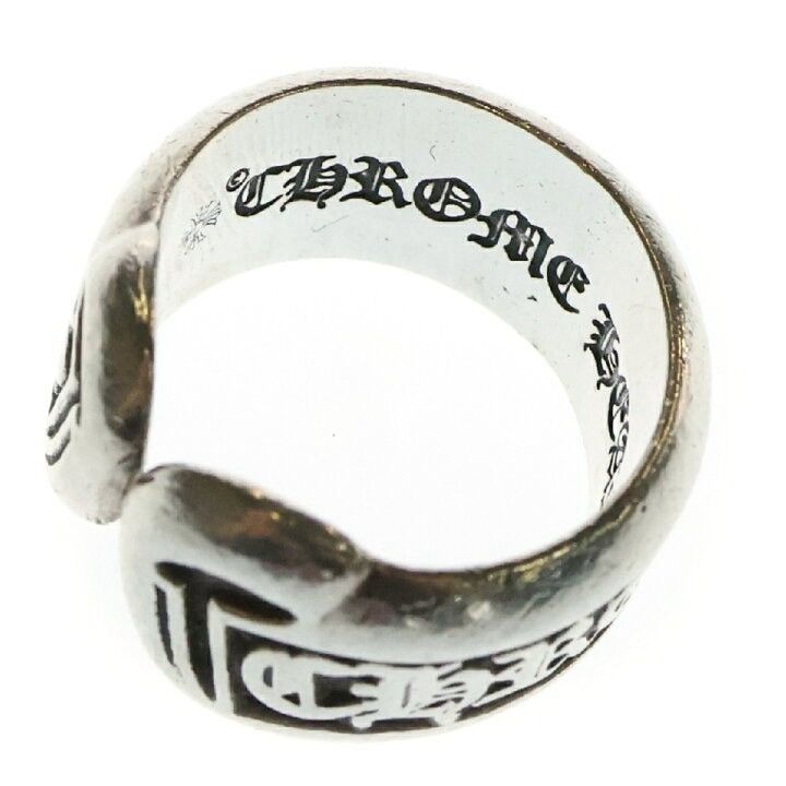 Chrome Hearts Size 8 OFFER OK! CHROME HEARTS LARGE SCROLL LABEL RING Size ONE SIZE - 5 Thumbnail