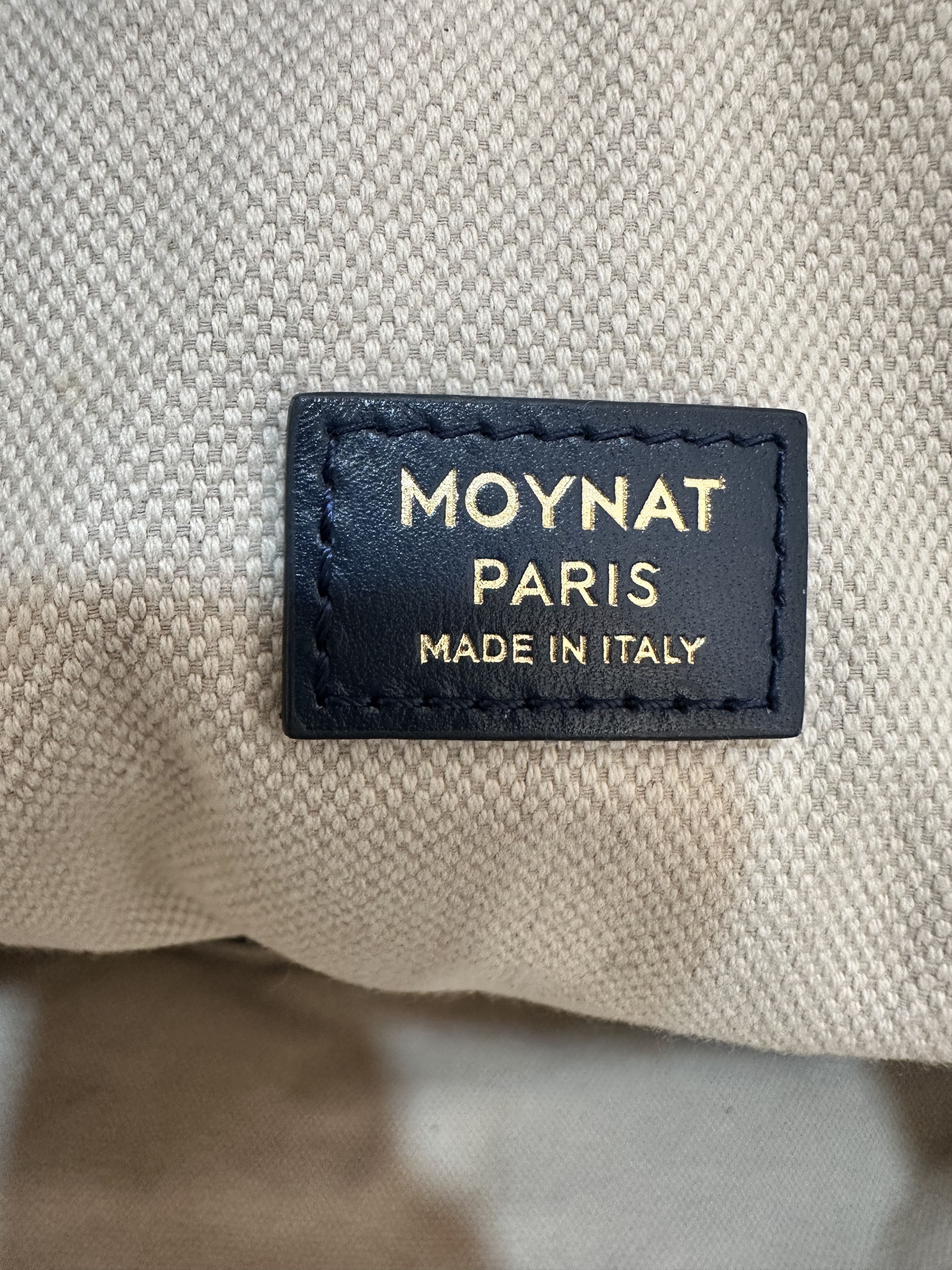 Moynat Moynat Blue Monogram Coated Canvas and Leather Tote Size ONE SIZE - 8 Thumbnail