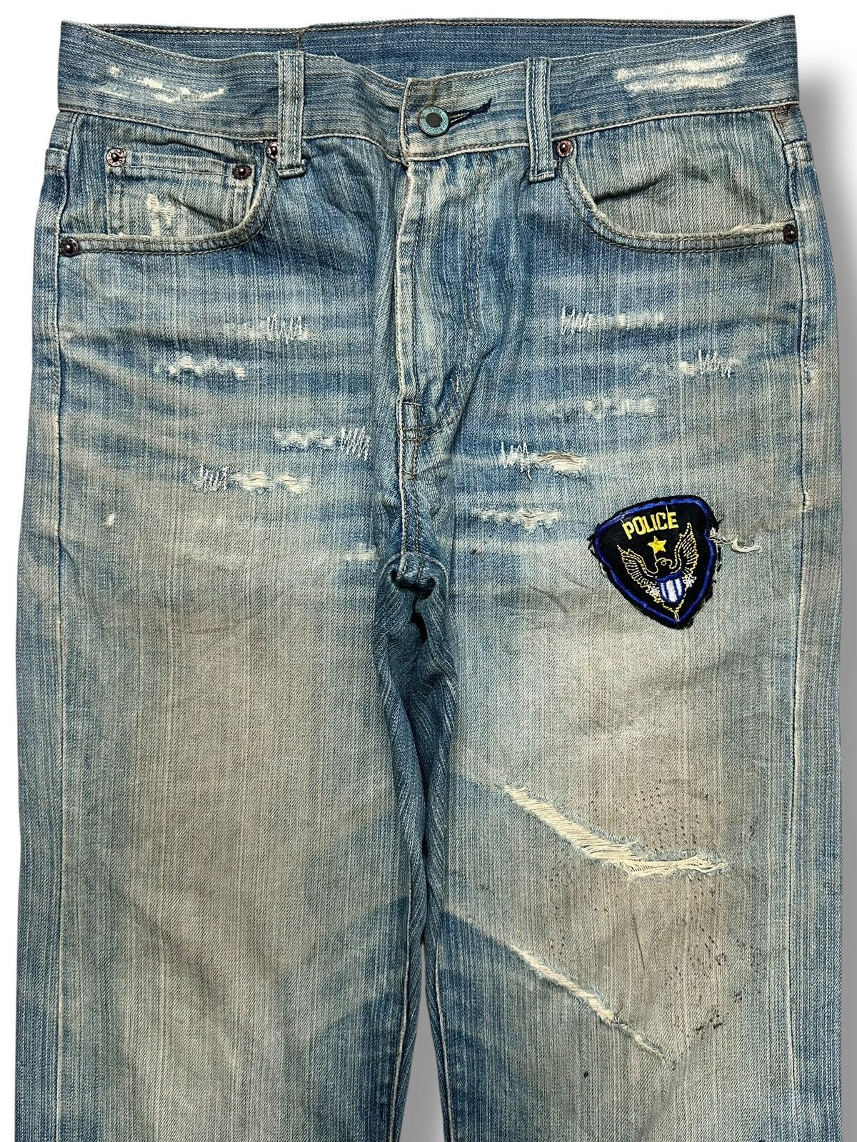 Levi's Levi’s 501 Vintage Distressed Straight Leg Mudwash & Faded Size US 31 - 2 Thumbnail