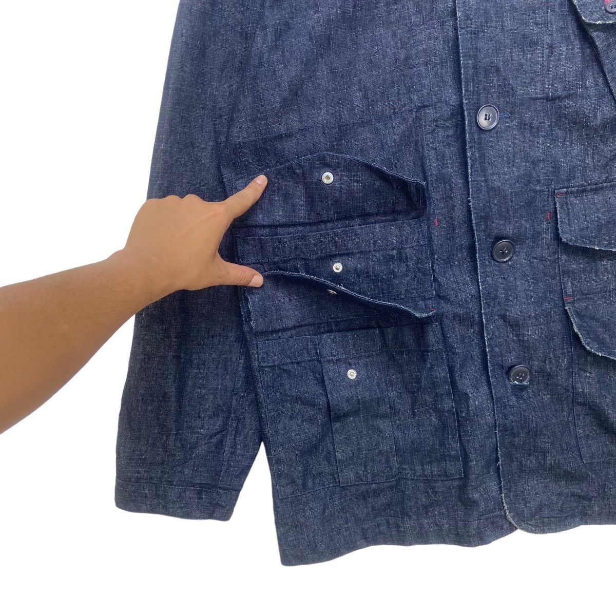 Japanese Brand Japanese Brand 3S Three Styles Distressed Denim Jacket Size US M / EU 48-50 / 2 - 10 Thumbnail