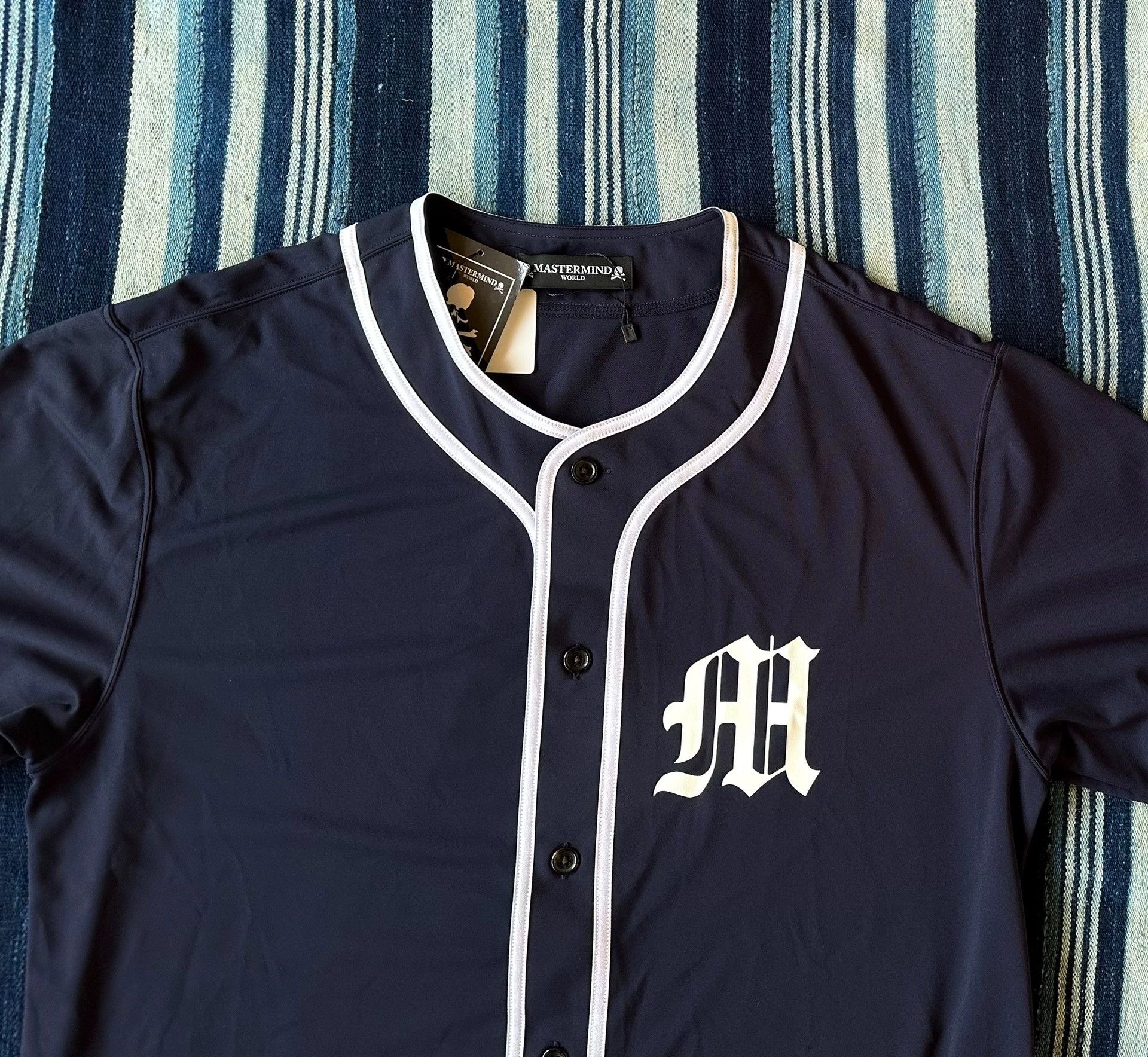 Mastermind World Mastermind World 22SS MMJ Baseball Shirt Size L Size US L / EU 52-54 / 3 - 3 Thumbnail