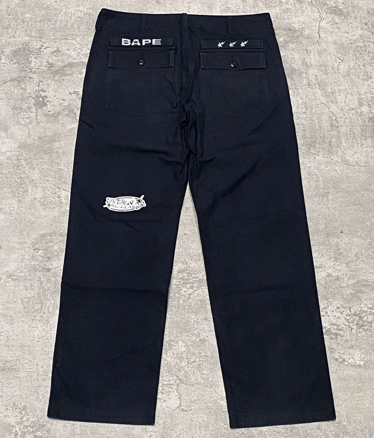Bape Bape Sta Multi Pocket Long Pants Size US 35 - 1 Thumbnail