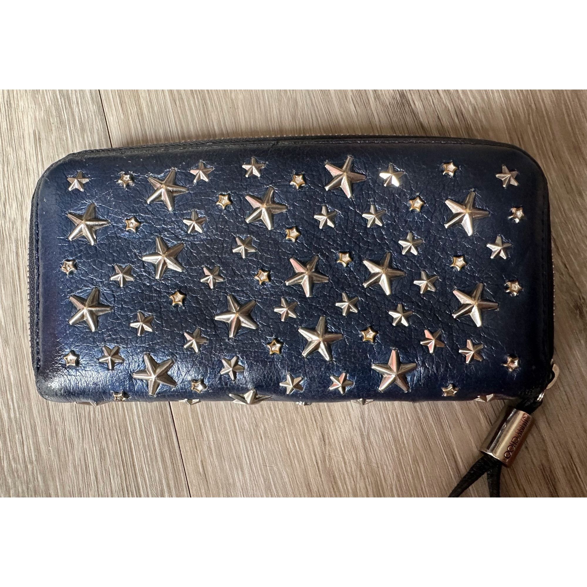 Jimmy Choo Jimmy Choo Blue Star Studded Long Wallet Size ONE SIZE - 8 Thumbnail