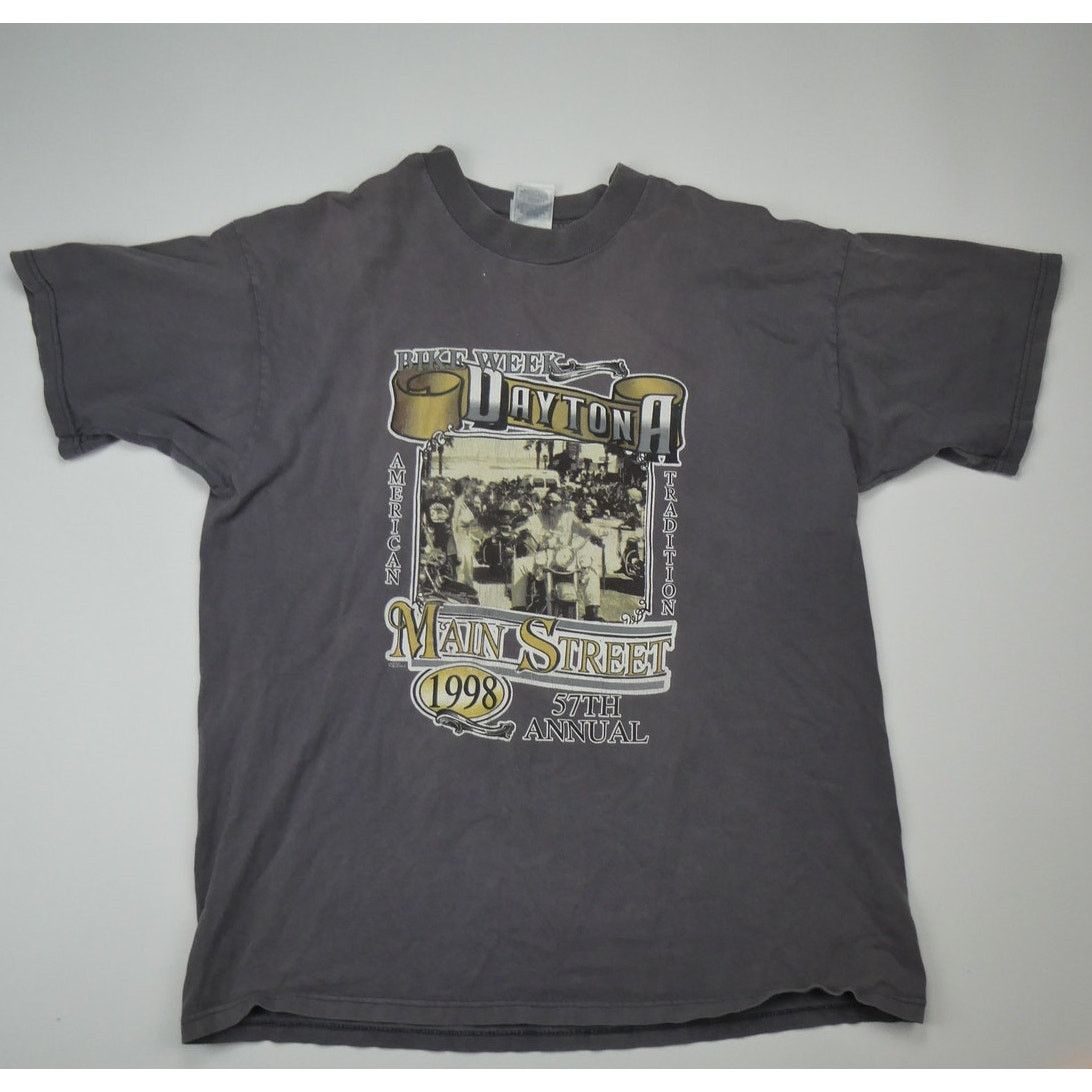 Fruit Of The Loom vintage Daytona 1998 Bike Week t-shirt, XL fruit of the loom Size US XL / EU 56 / 4 - 1 Thumbnail