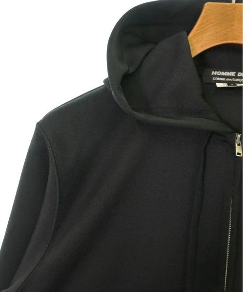 Comme des Garcons Homme Deux Hoodie polyester zip up plain string hood Black Size US S / EU 44-46 / 1 - 3 Thumbnail