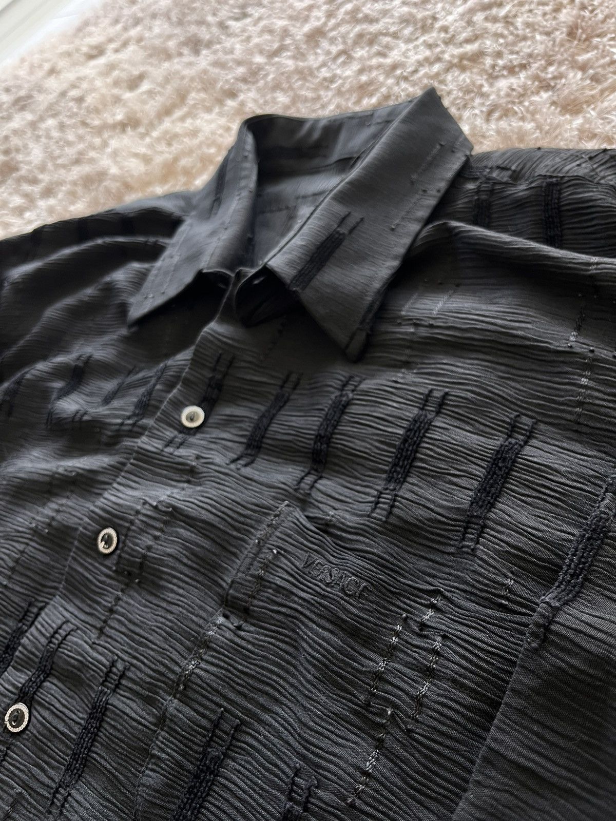 Versace Vintage Y2K shirt Versace Classic Size US XL / EU 56 / 4 - 3 Thumbnail