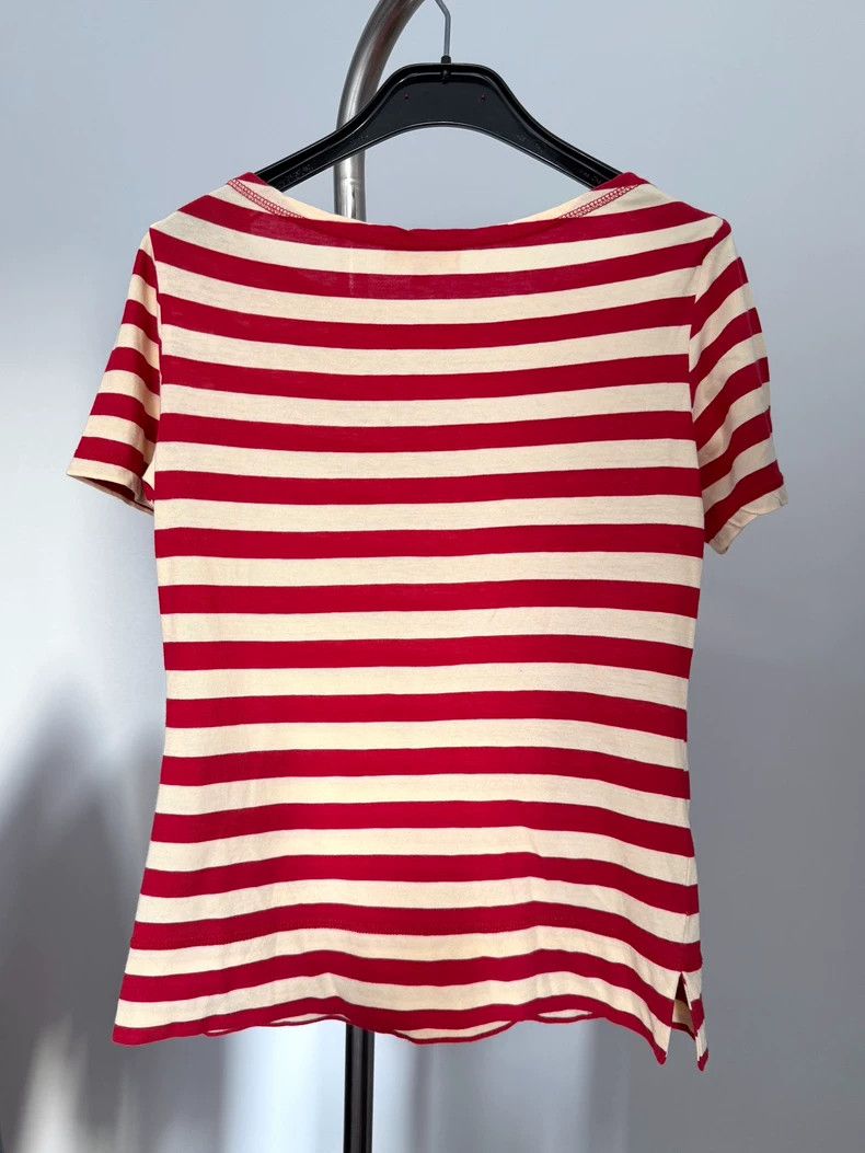 Vivienne Westwood Vivienne Westwood size2 Striped short-sleeved top T-shirt Size M / US 6-8 / IT 42-44 - 5 Thumbnail