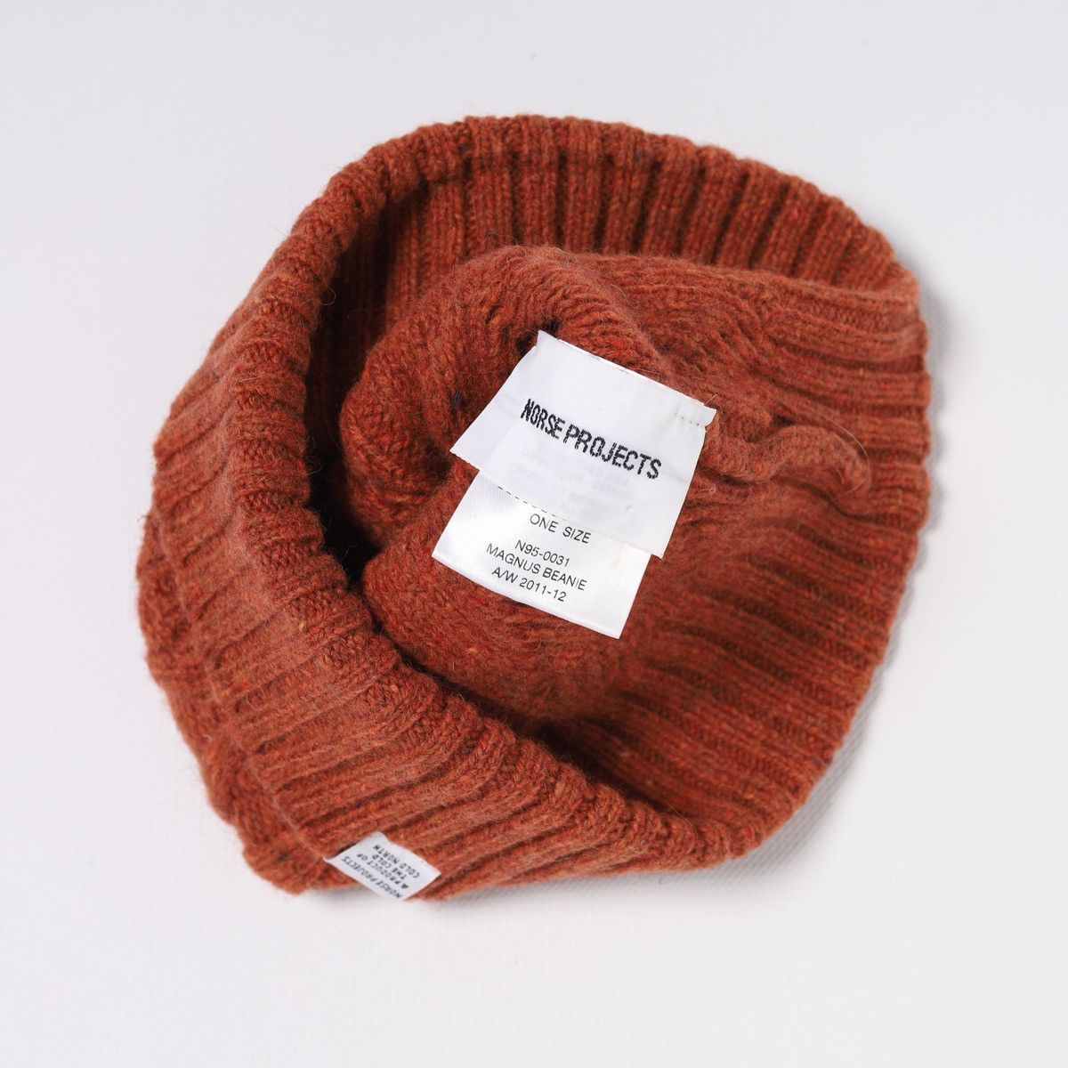 Norse Projects Norse Projects Magnus Beanie Hat aw11-12 Cable Wool Size ONE SIZE - 4 Thumbnail