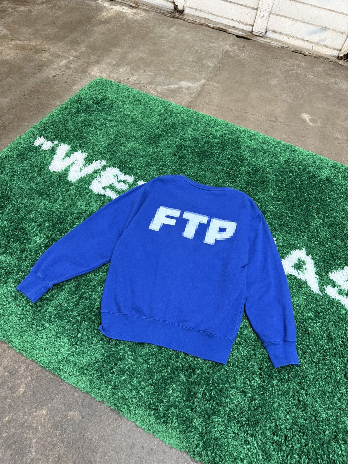 Fuck The Population Fuck The Population Blue Pixel / Blue Logo Sweatshirt Medium Size US M / EU 48-50 / 2 - 1 Thumbnail