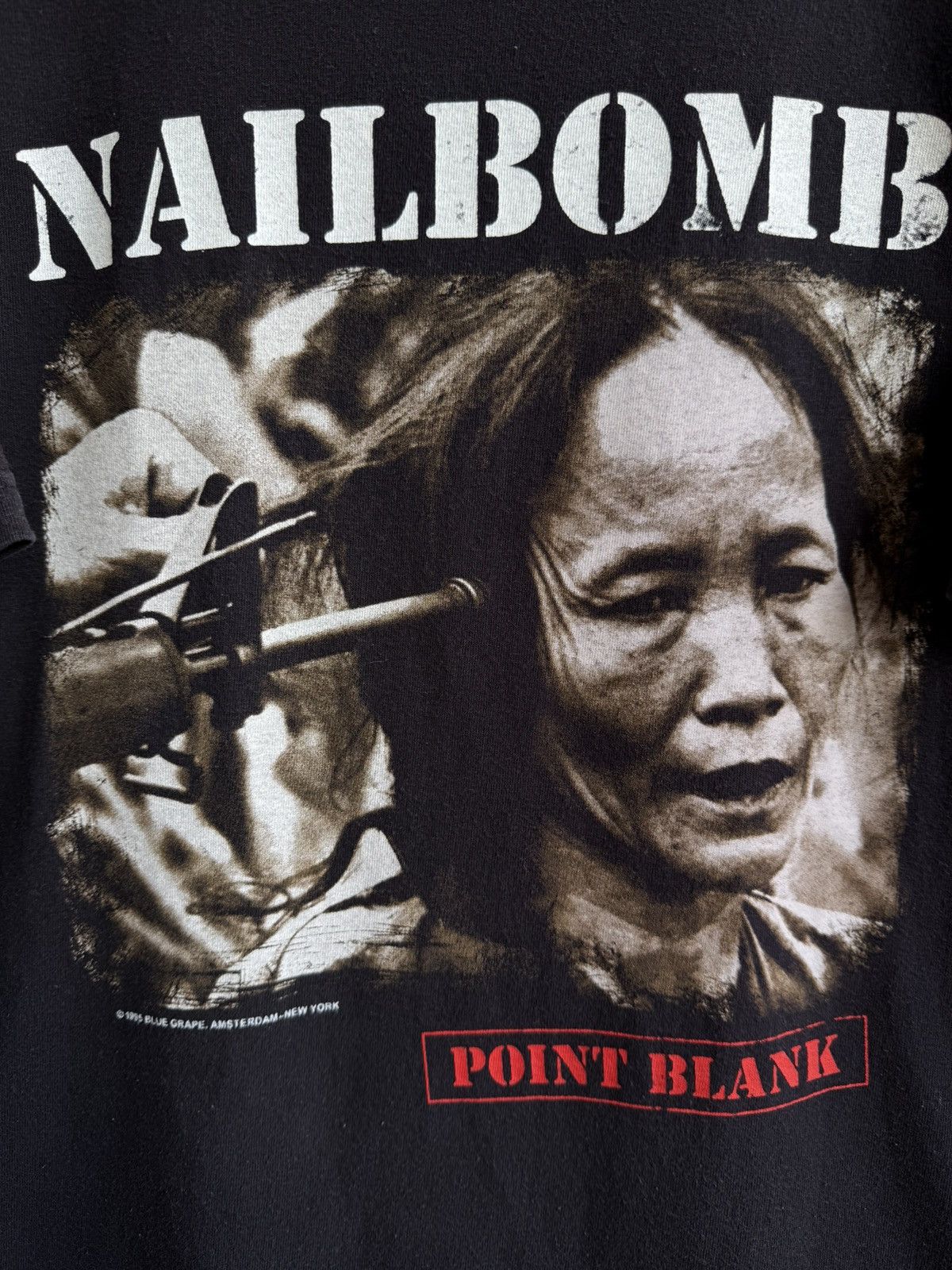 Band Tees × Vintage 🔥🔥 Vintage 90s Nailbomb Point Blank band tee Size US XL / EU 56 / 4 - 6 Thumbnail