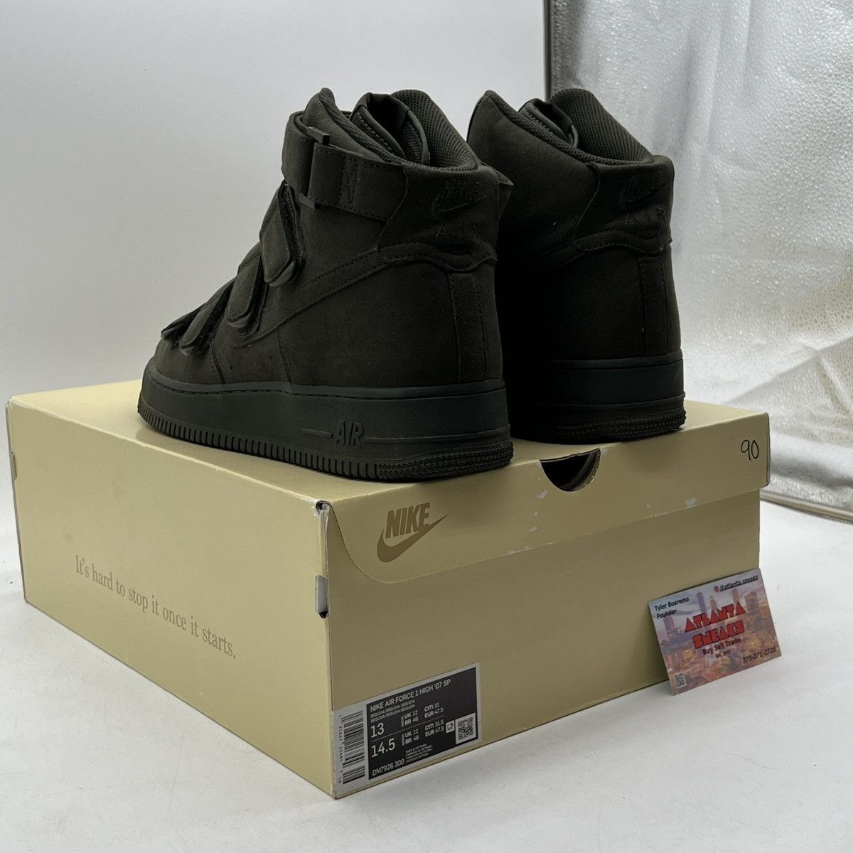 Billie eilish x Air Force 1 hight sequoia