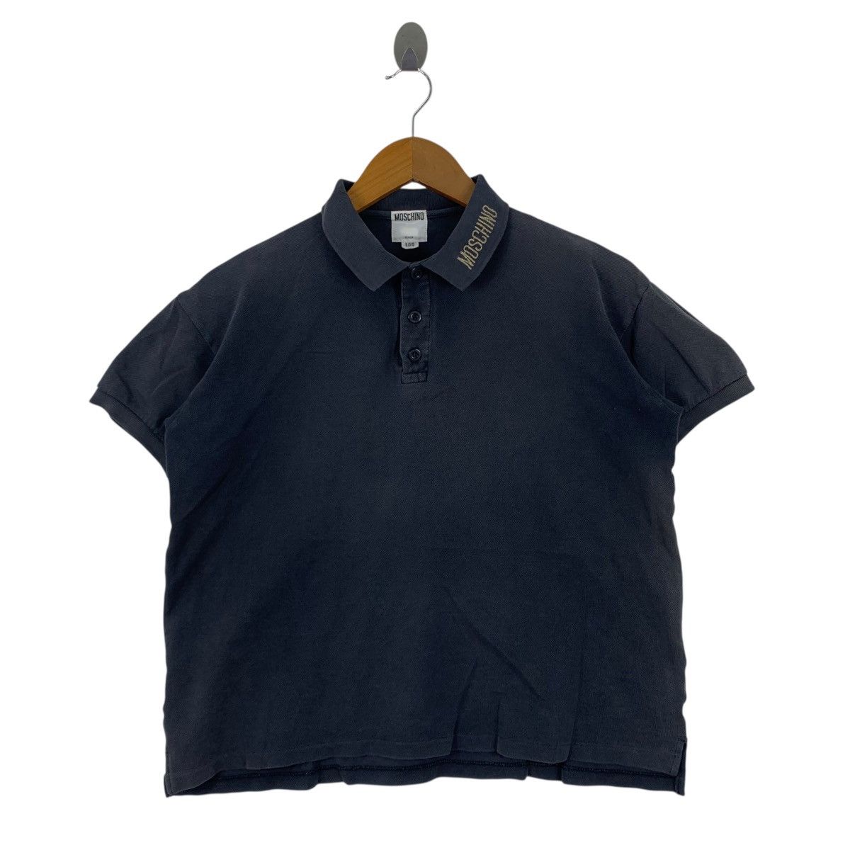 Moschino Vintage MOSCHINO JUNIOR Italian Brand Short Collar Tshirt Size US M / EU 48-50 / 2 - 1 Thumbnail