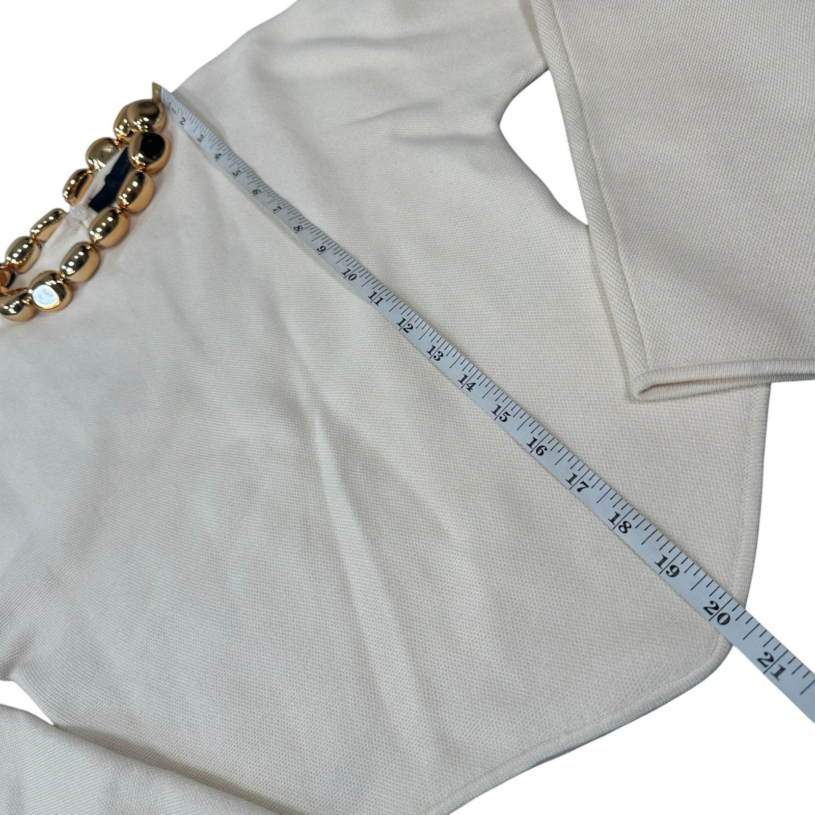 Zara Zara Women's Knit Beaded Neck Jumper Top Size XS Size XS / US 0-2 / IT 36-38 - 6 Thumbnail