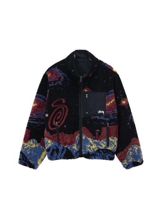 Stussy Stussy Cosmos Reversible Sherpa Fleece Jacket | Grailed