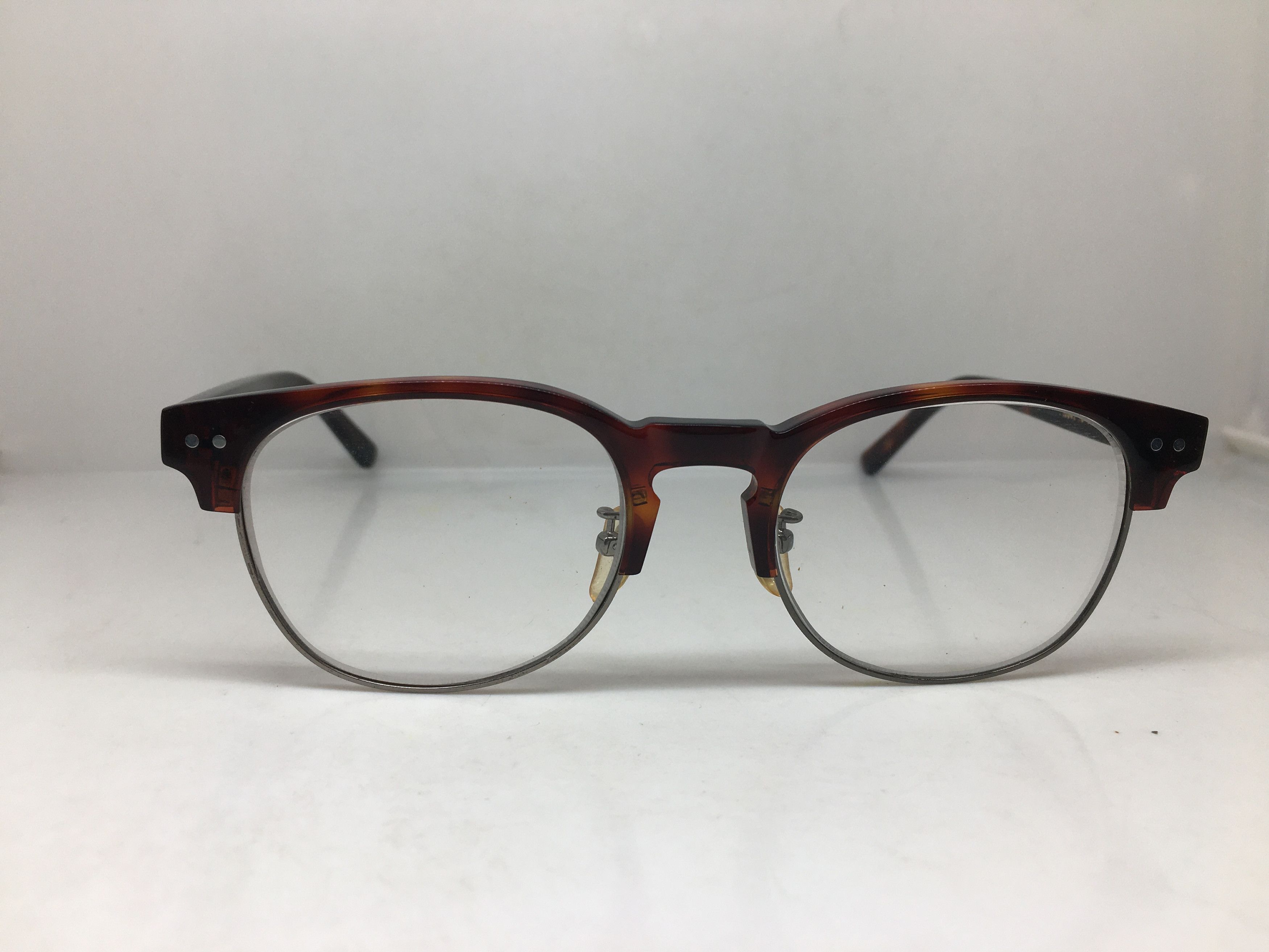 Other Mod Malcolm X Red Brown Silver Eyeglasses Frame | Grailed