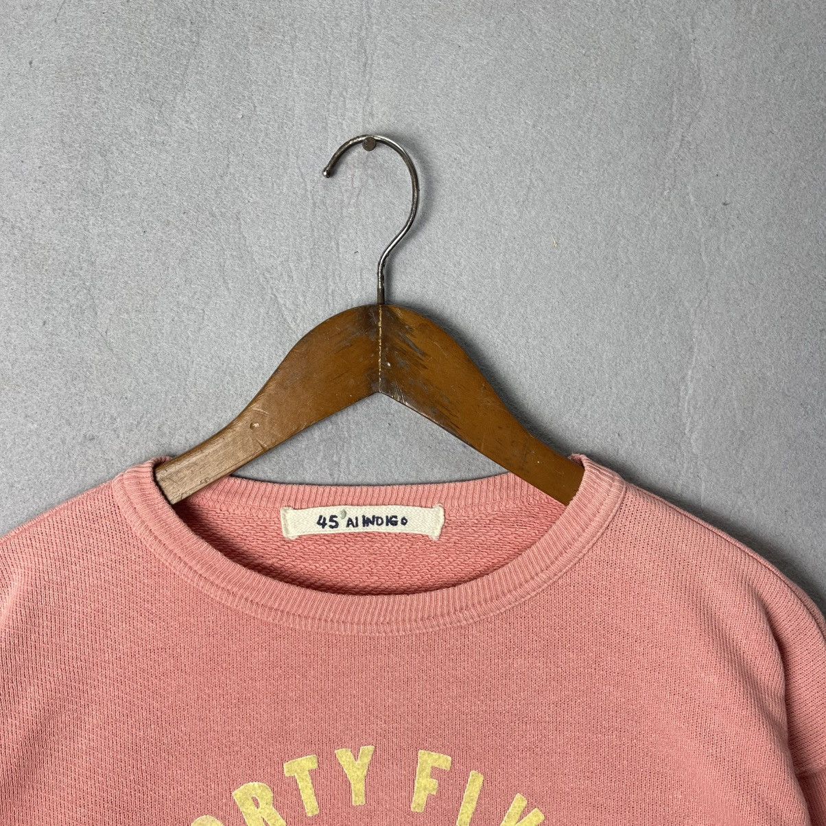 45rpm Vintage 45R Indigo Clover Logo Sweatshirt Japan Size S / US 4 / IT 40 - 2 Thumbnail
