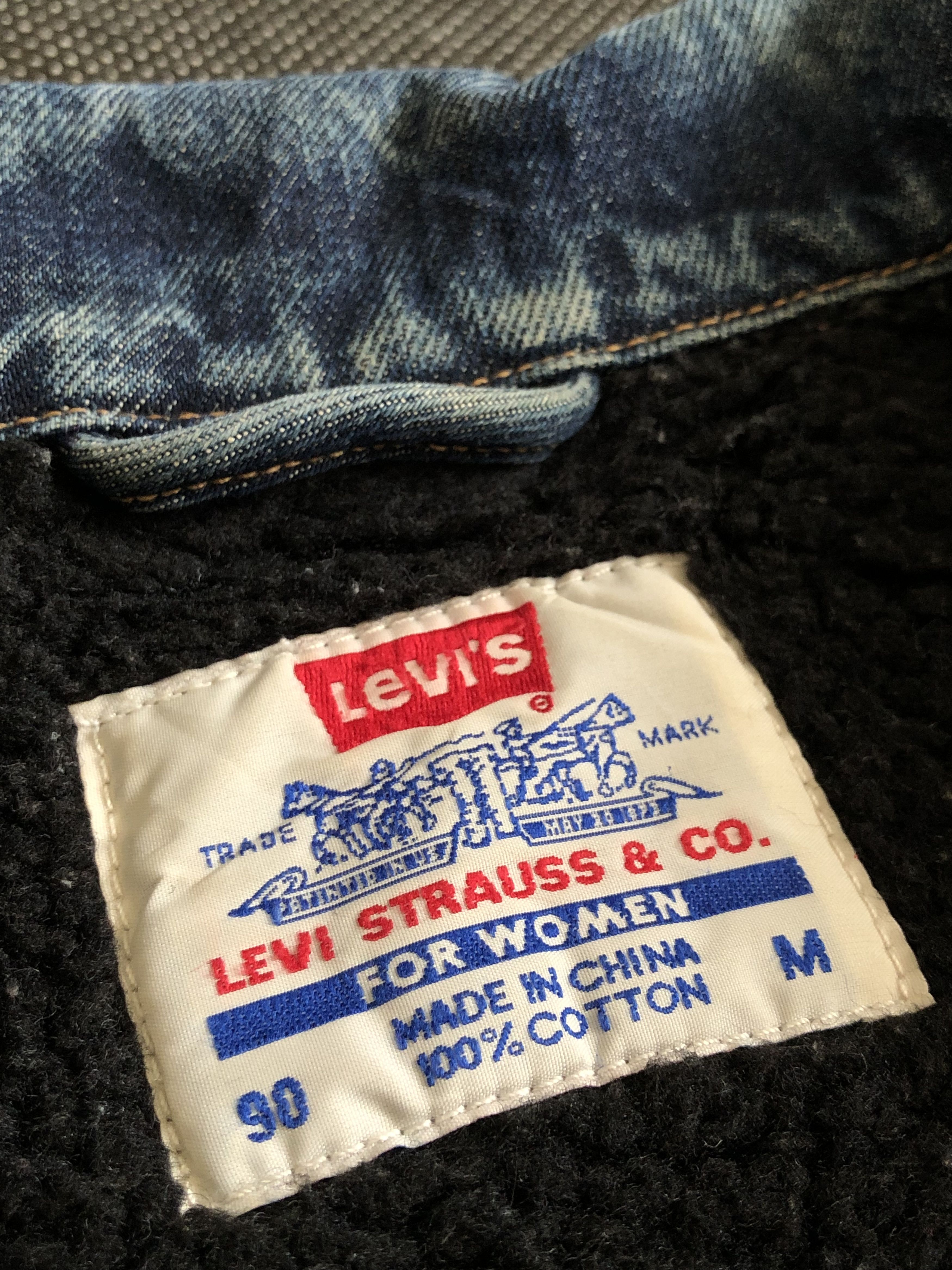 Levi's VINTAGE 1998 LEVIS SHERPA DENIM JACKET Size S / US 4 / IT 40 - 16 Thumbnail