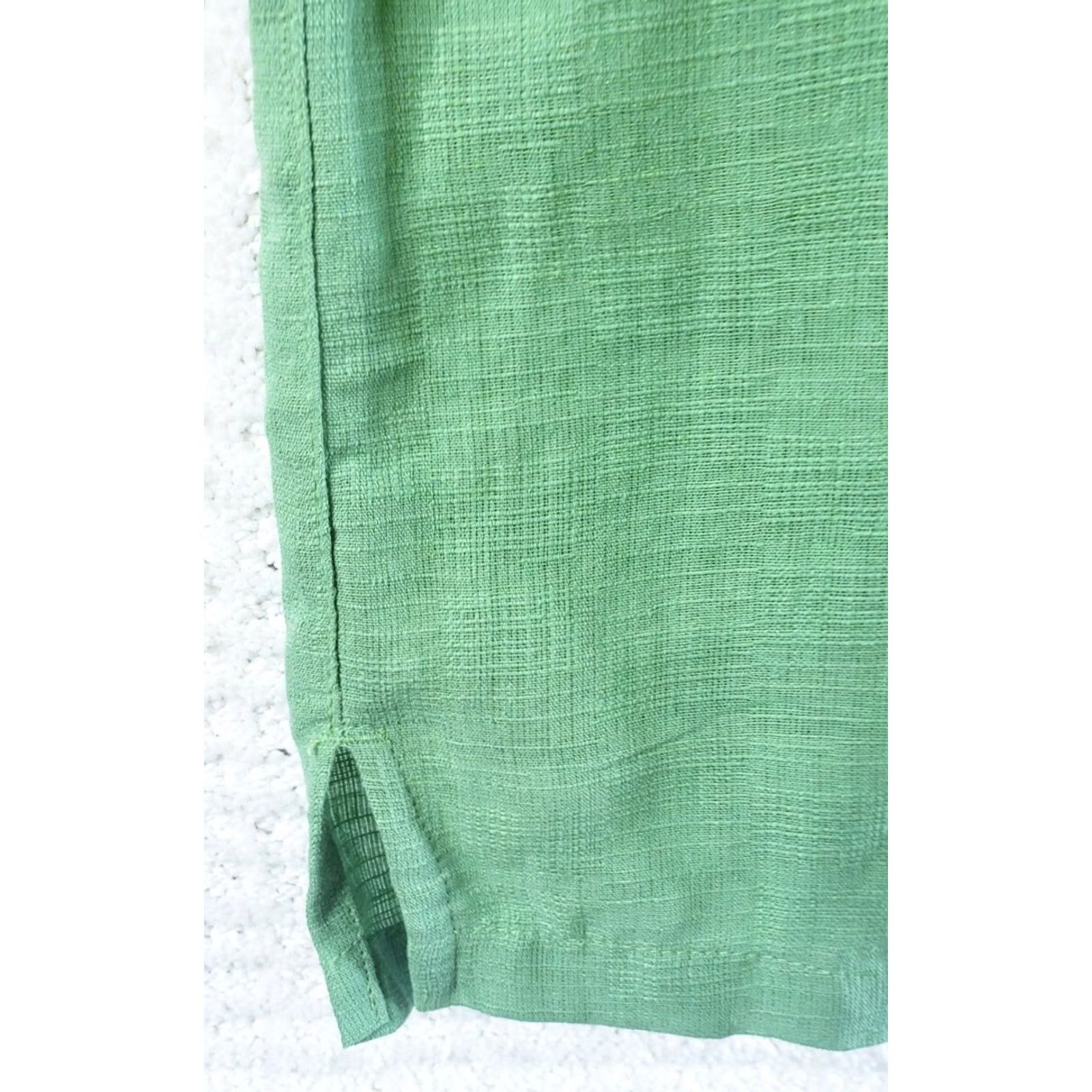 Vintage Margaritaville Mens Green Short Sleeve Button Up Shirt Sz XL 75% Silk 25% Linen Size US XL / EU 56 / 4 - 4 Thumbnail