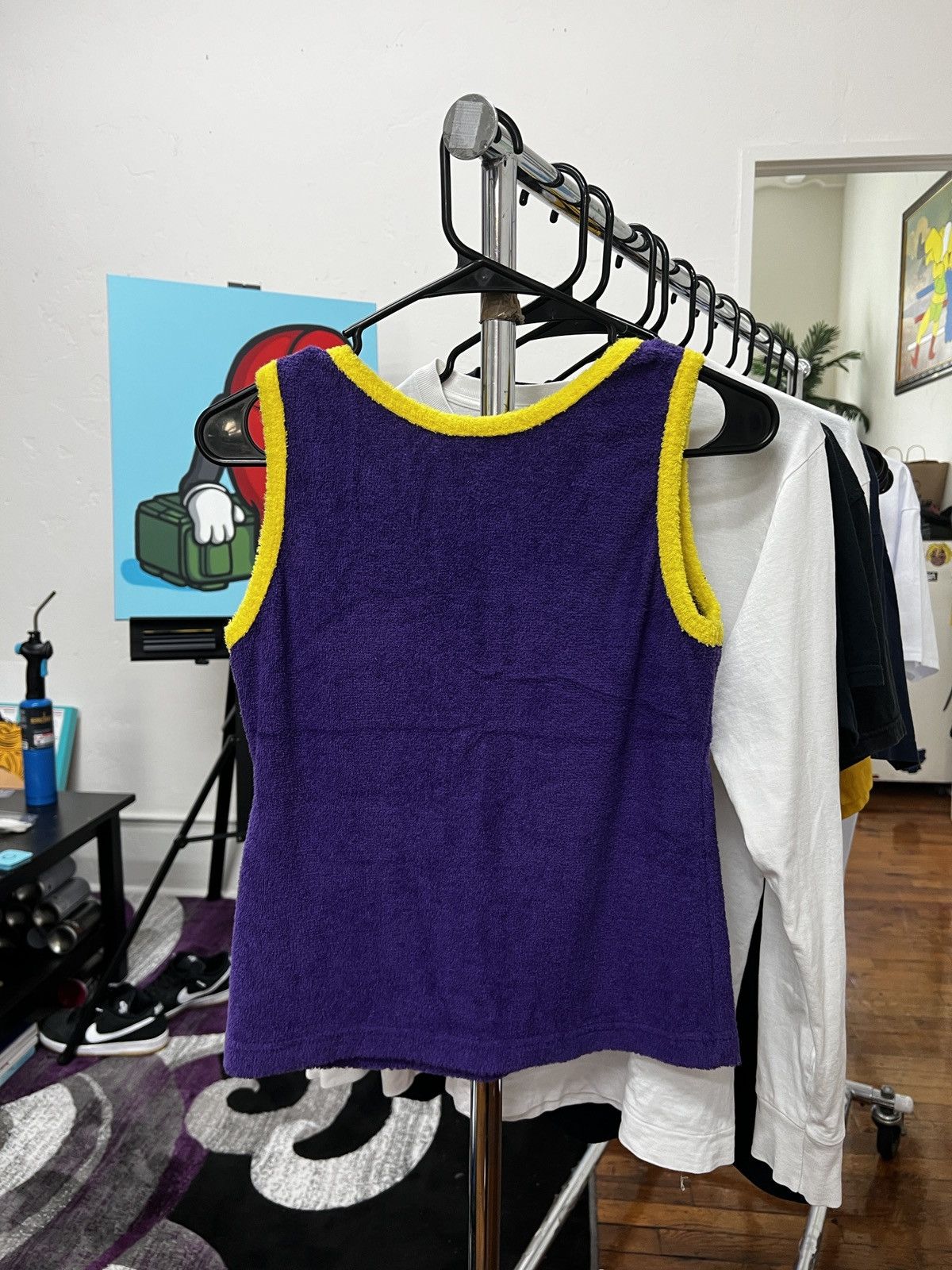 Neighborhood Vintage Pink Label Neighborhood Japan Terry Cloth Tank Top Size US S / EU 44-46 / 1 - 2 Thumbnail
