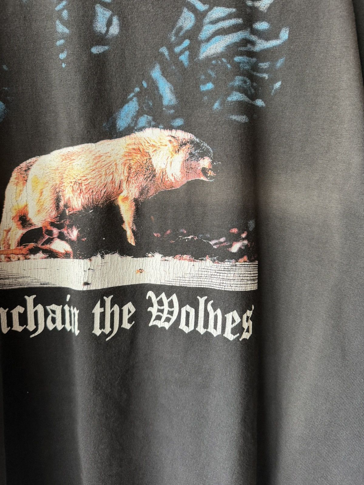 Vintage 1997 Destroyer 666 Unchain The Wolves Size US XL / EU 56 / 4 - 2 Thumbnail