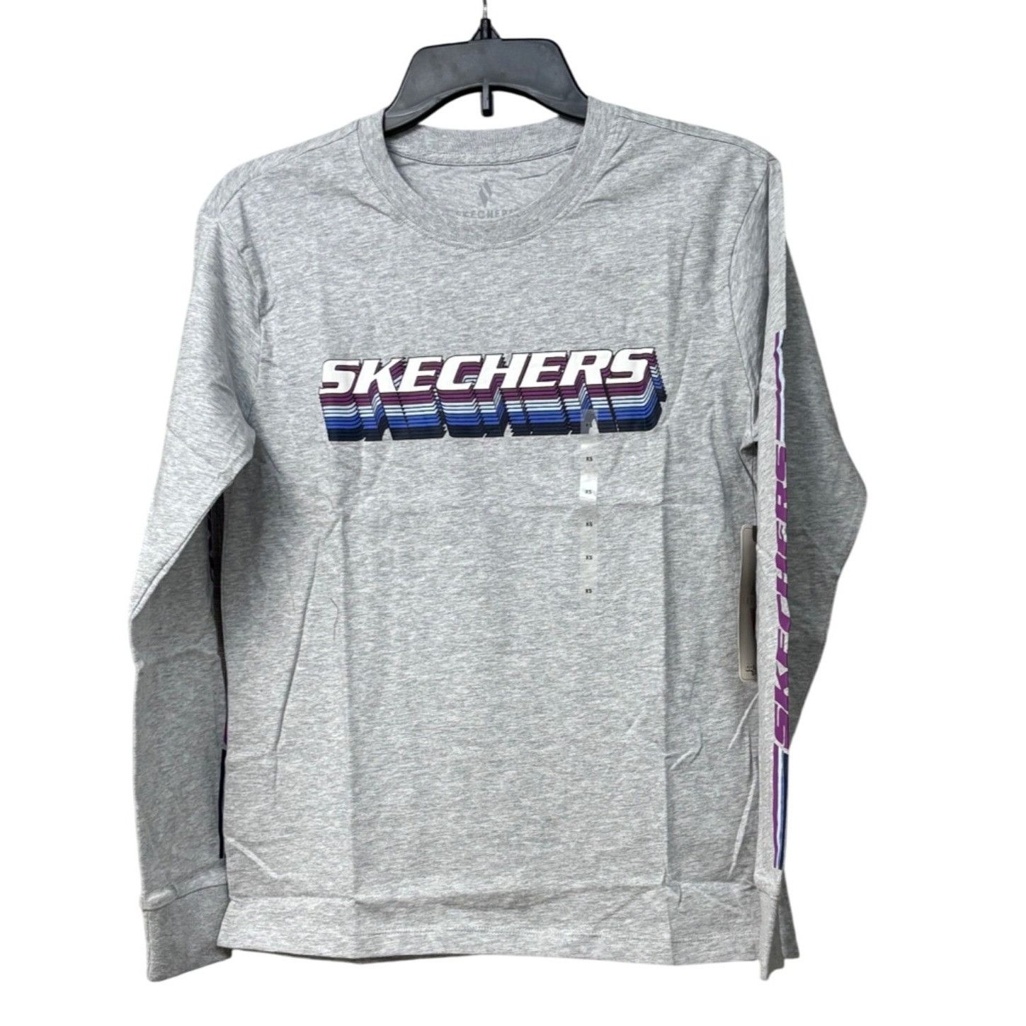 SKECHERS Skechers Women's GOlounge Stacked Long Sleeve Tee, Light Gra Size XS / US 0-2 / IT 36-38 - 11 Thumbnail