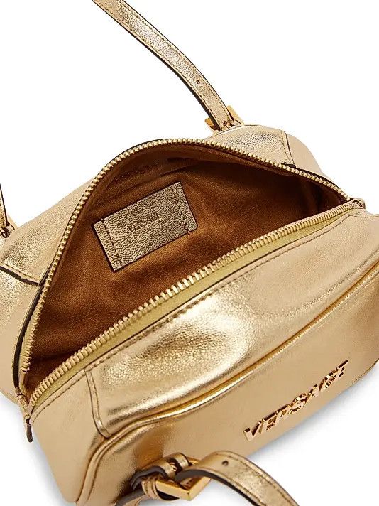 Versace os11x0126 Size: OS / Mini Leather Shoulder Bag in Gold Size ONE SIZE - 4 Thumbnail