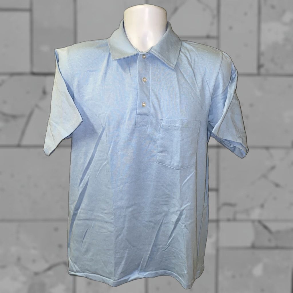 Red Kap VINTAGE Red Kap Polo Shirt Golf USA Made Short Sleeve Men L Blue Size US L / EU 52-54 / 3 - 1 Thumbnail
