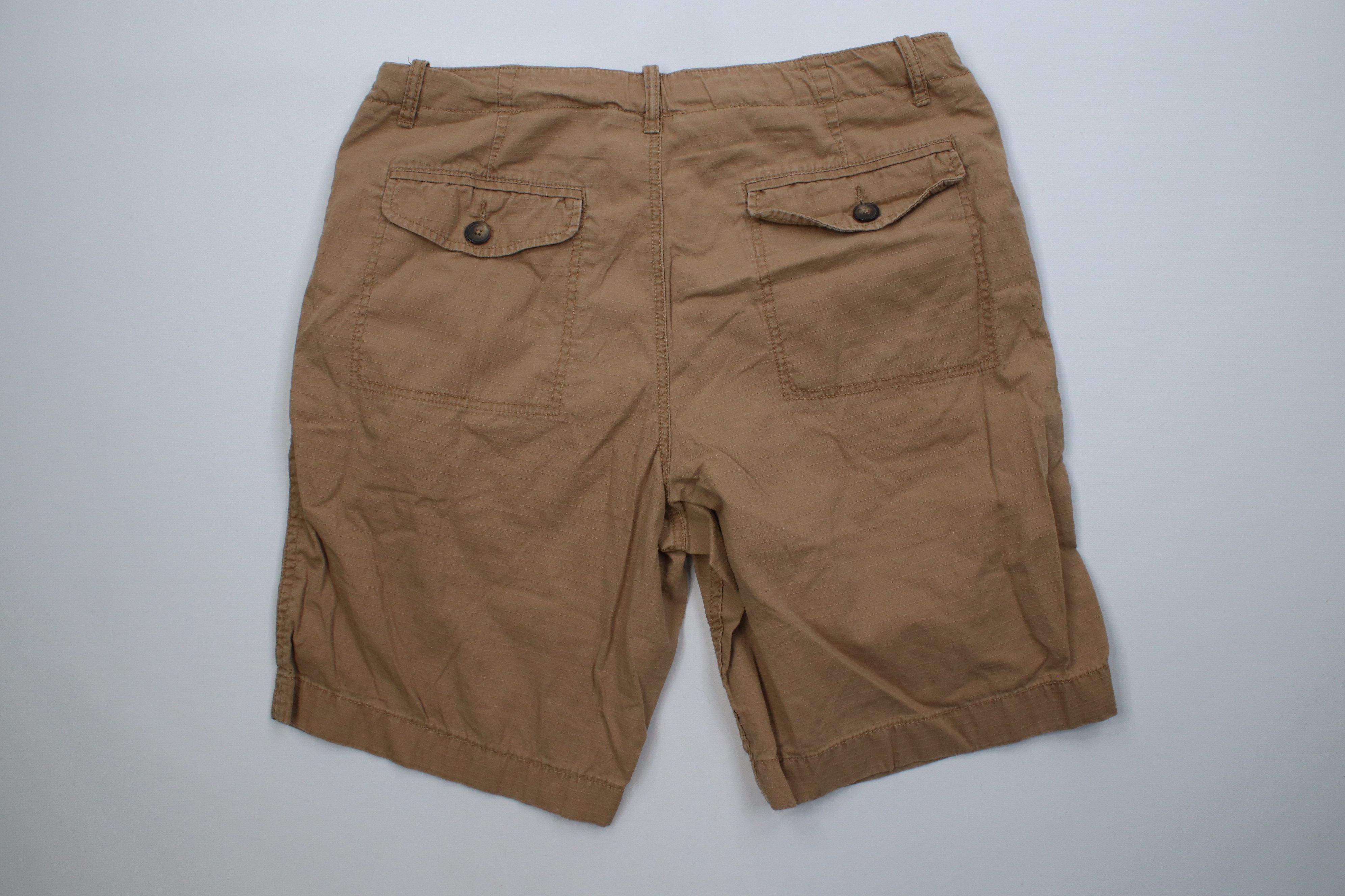 J.Crew Vintage Y2K J Crew Knee Ripstop Utility Shorts Brown Cotton Size US 34 / EU 50 - 8 Thumbnail