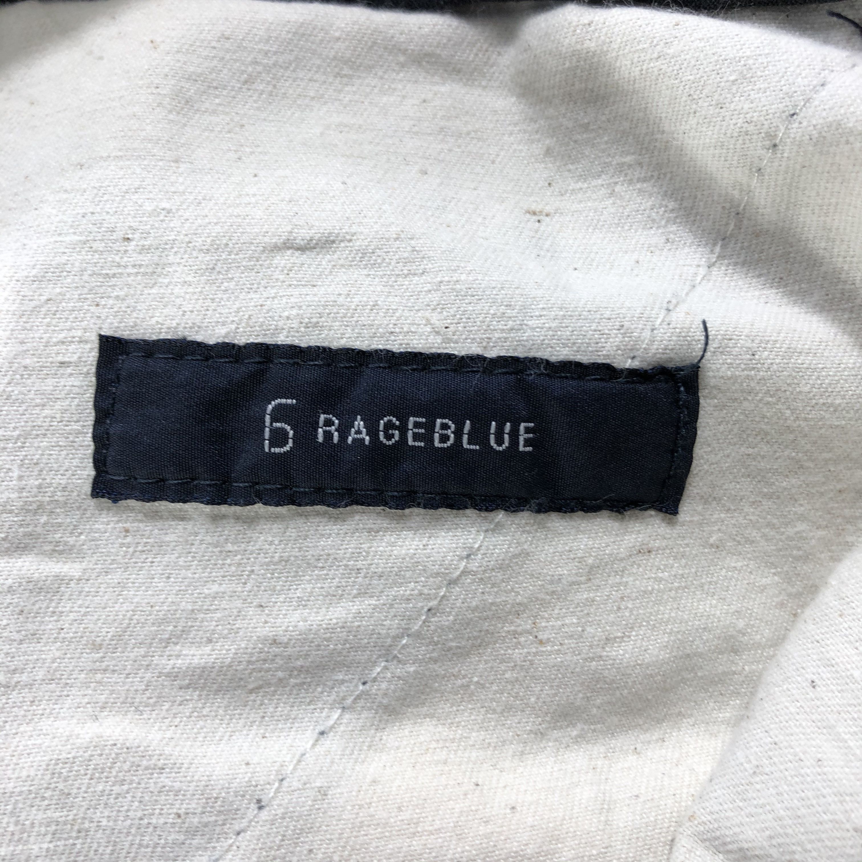 Japanese Brand Rage Blue Denim Double Pocket Baggy Denim KJ1563 Size US 32 / EU 48 - 7 Thumbnail