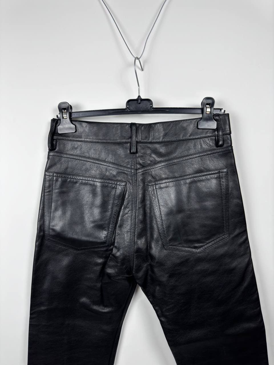 Balenciaga Balenciaga Heavy Leather Pants Size US 30 / EU 46 - 4 Thumbnail