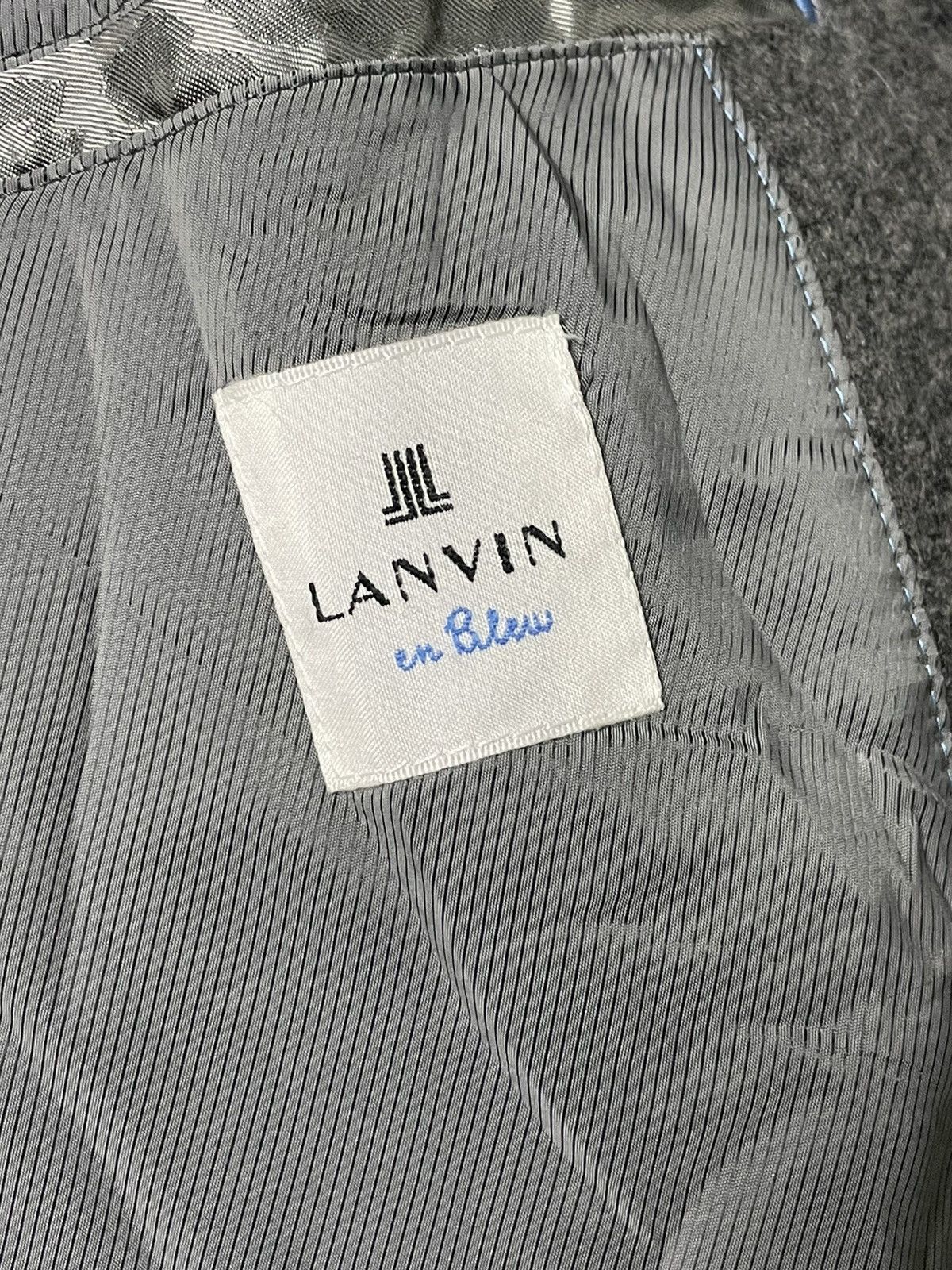 Japanese Brand × Lanvin × Vintage Lanvin en Bleu Double Breasted Wool Coat (68) Size US XS / EU 42 / 0 - 9 Thumbnail