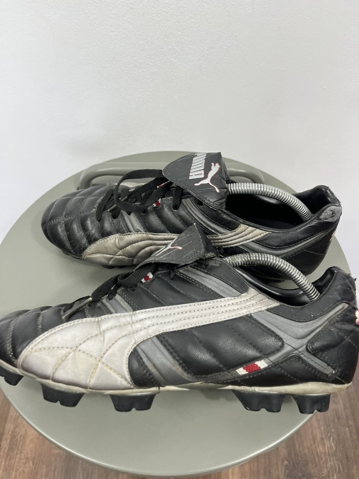 Puma Vintage Puma Soccer Cleats Leather Football Boots 45 US 11.5 Size US 11.5 / EU 44-45 - 7 Thumbnail