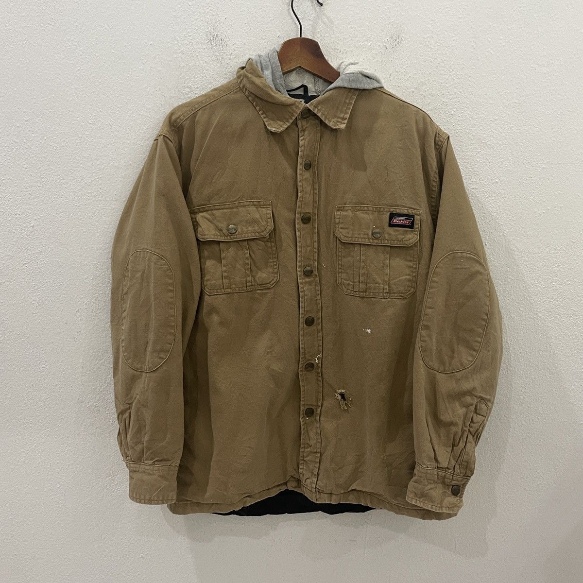 Dickies Vintage Dickies Distressed Hoodies Jacket Size US L / EU 52-54 / 3 - 1 Thumbnail