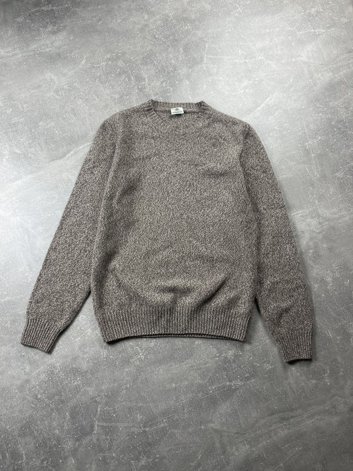Borriello Napoli Borrelli Napoli Superfine Merino Wool Cashmere Sweater Taupe Size US S / EU 44-46 / 1 - 2 Thumbnail