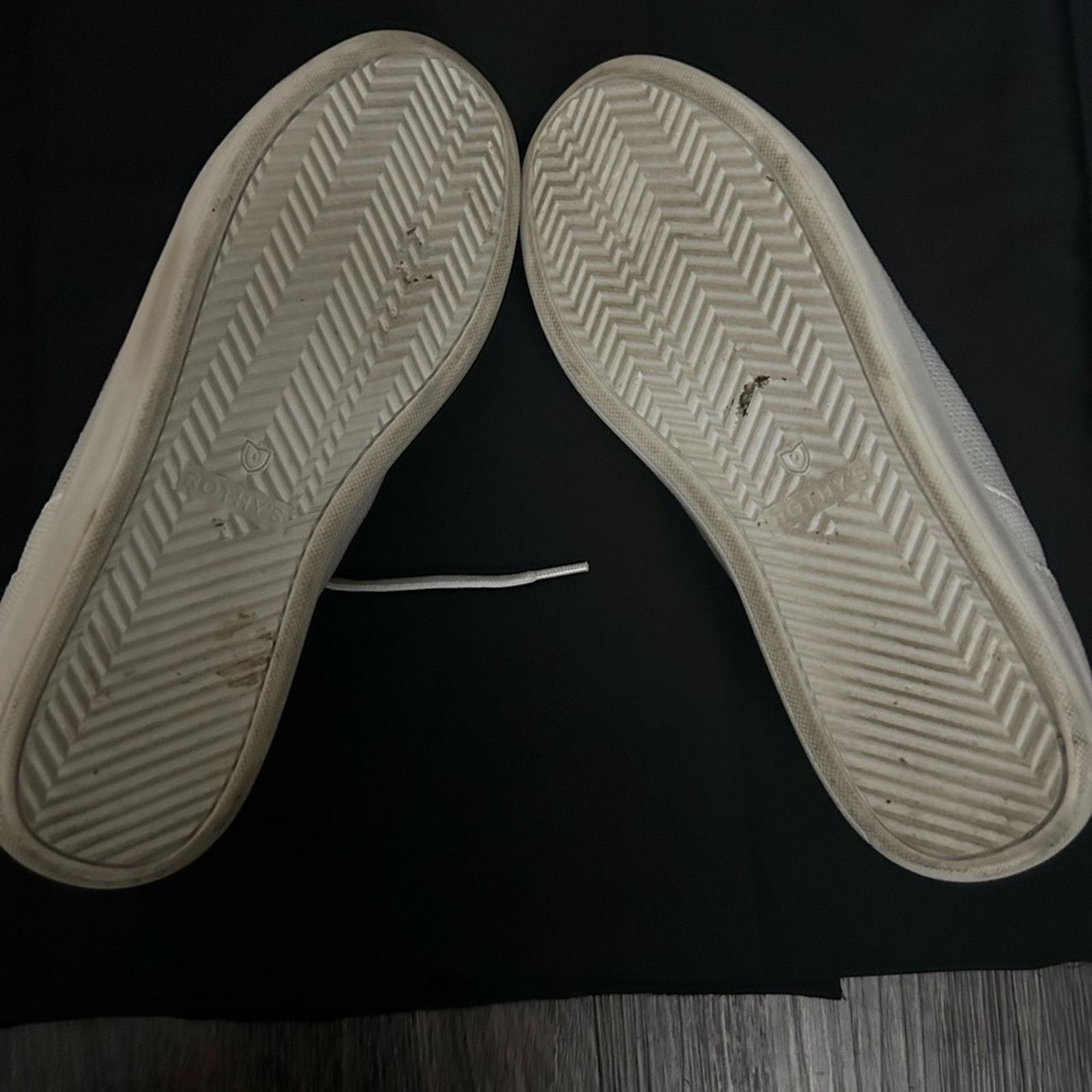 Other Rothy's The Lace Up Sneaker Vanilla Fabric US 10M EU 43 Size US 10 / IT 40 - 7 Thumbnail