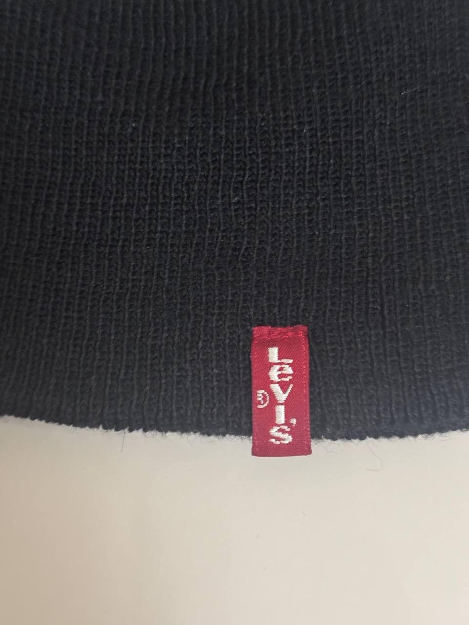 Levi's Levi's Vintage Italian Knit Beanie L/XL | Black Acrylic Size ONE SIZE - 3 Thumbnail