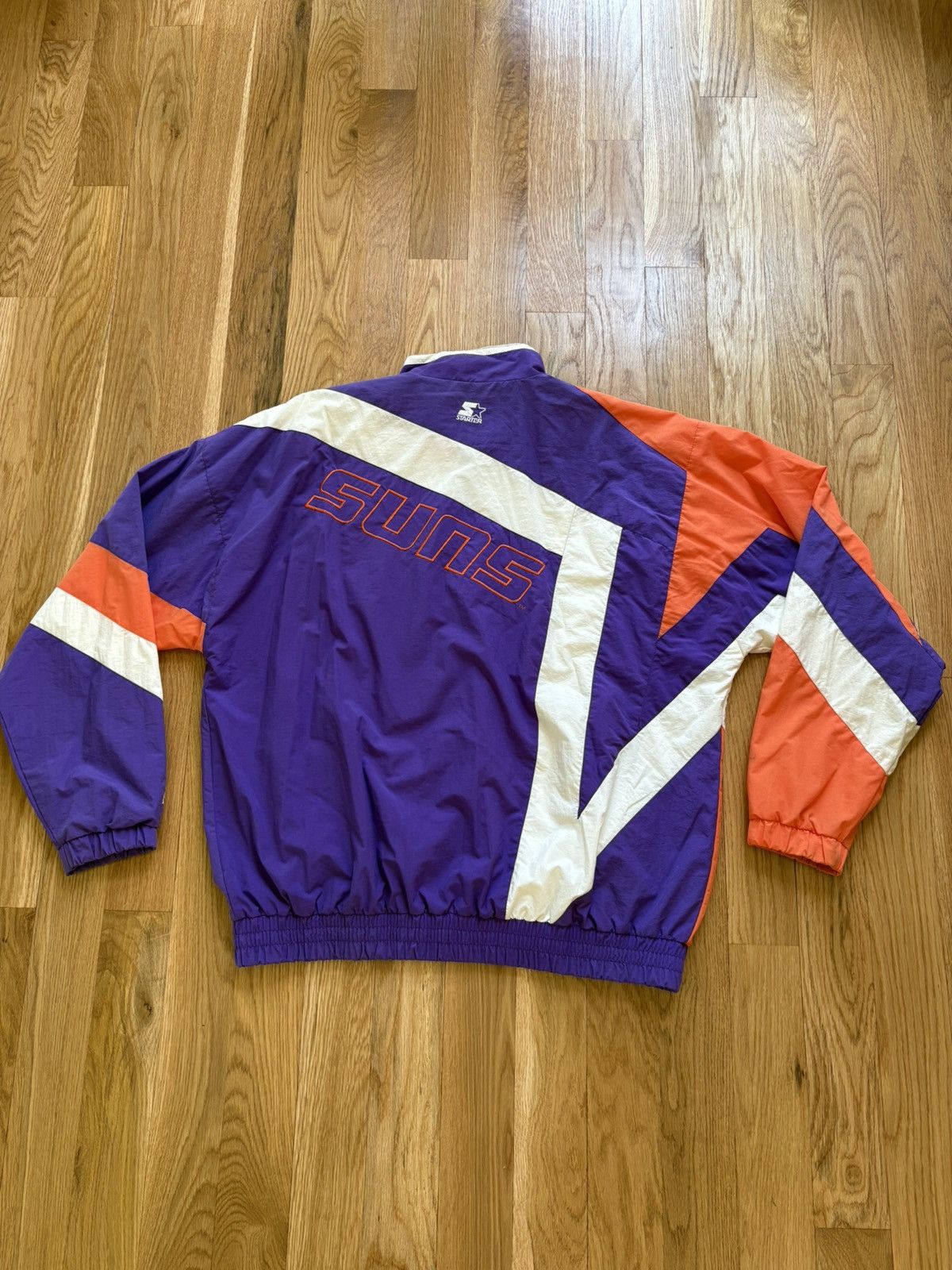 Starter Phoenix Suns NBA Starter Vintage 90s Nylon Windbreaker XL Size US XL / EU 56 / 4 - 2 Thumbnail